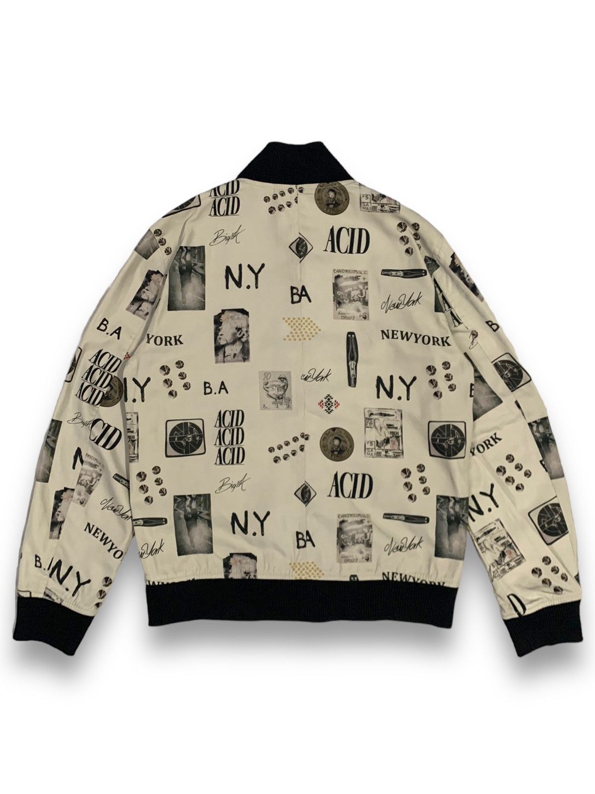 Hysteric Glamour Japanese Brand JackRose Full Print Reversible Bomber Jacket Size US M / EU 48-50 / 2 - 4 Thumbnail