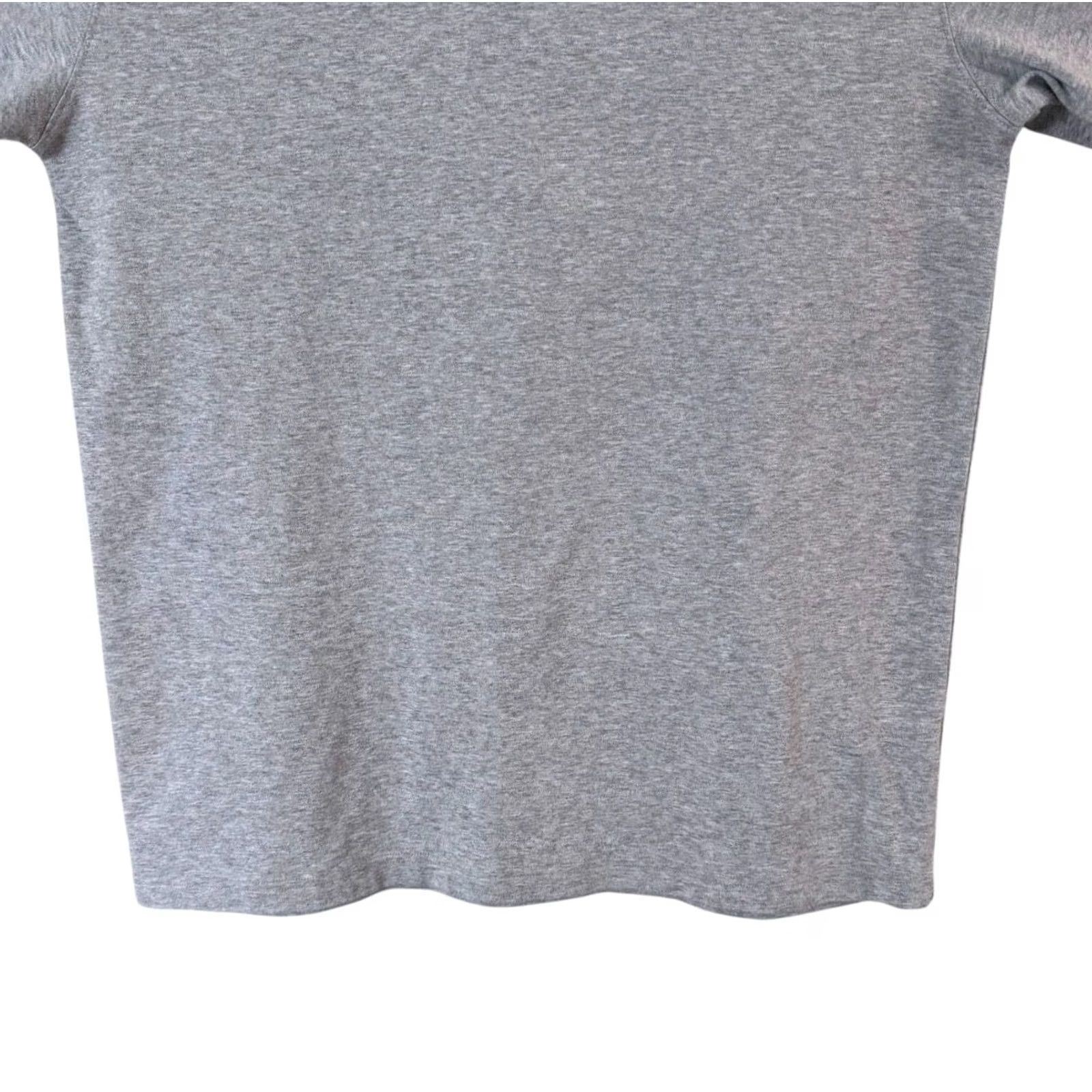 Vintage VINTAGE L.L. Bean Soft Mock-Turtleneck Long-Sleeve Gray Mens Large Tall 100% Cotton Pullover Sweater Size US L / EU 52-54 / 3 - 6 Thumbnail