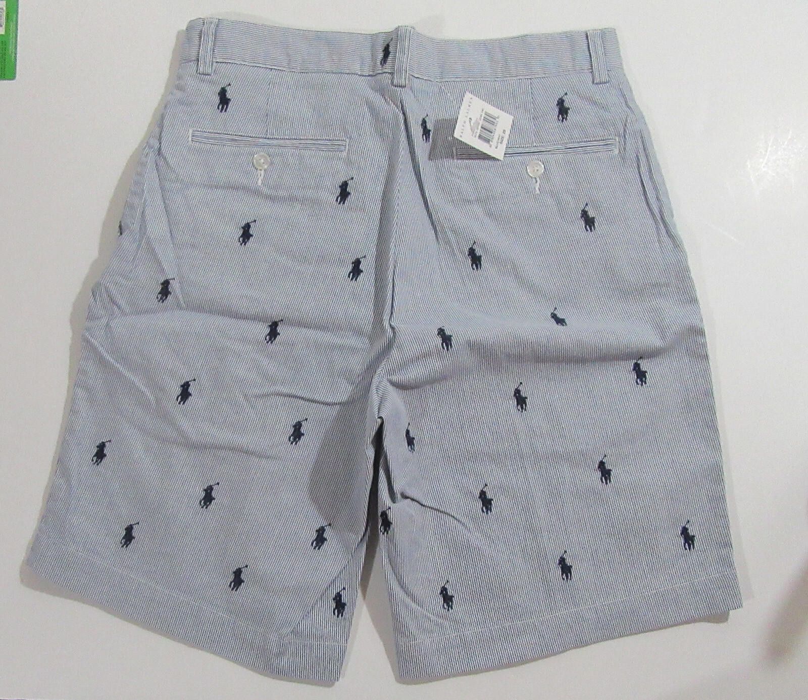 Polo Ralph Lauren Polo Ralph Lauren All Over Pony Seersucker Shorts 29 NWT Size US 29 - 2 Thumbnail