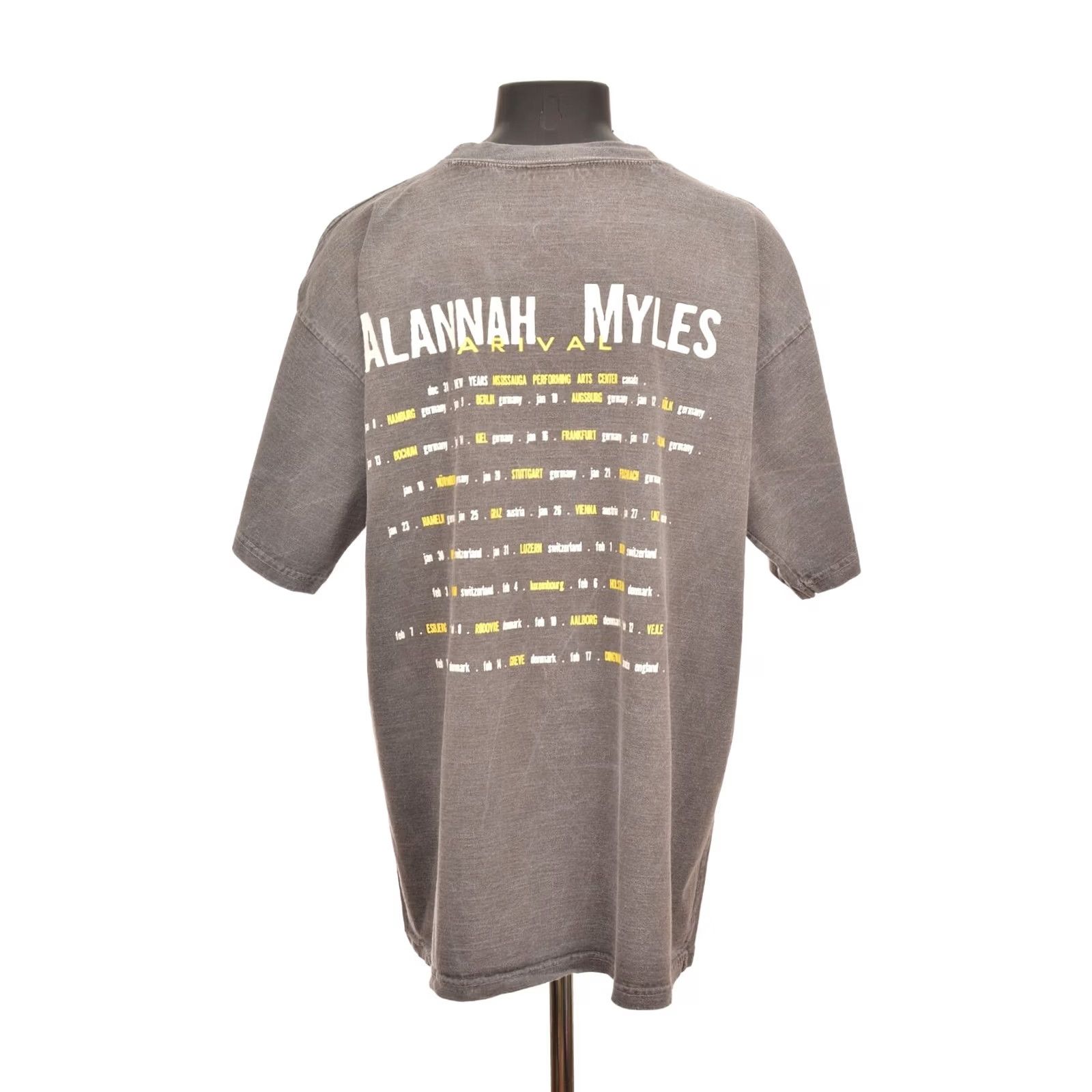 Vintage VINTAGE Swag T-Shirt Arival 90s Alannah Myles Gray Size L Mens Size US L / EU 52-54 / 3 - 4 Thumbnail