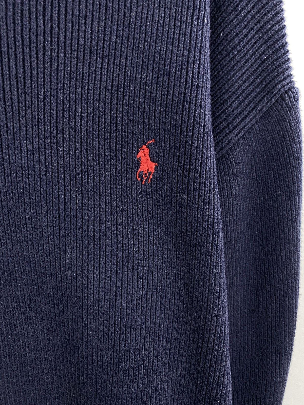 Polo Ralph Lauren 🇺🇸 Vintage 90s Ralph Lauren Knitted Sweater Rare Retro Aran Size US L / EU 52-54 / 3 - 4 Thumbnail