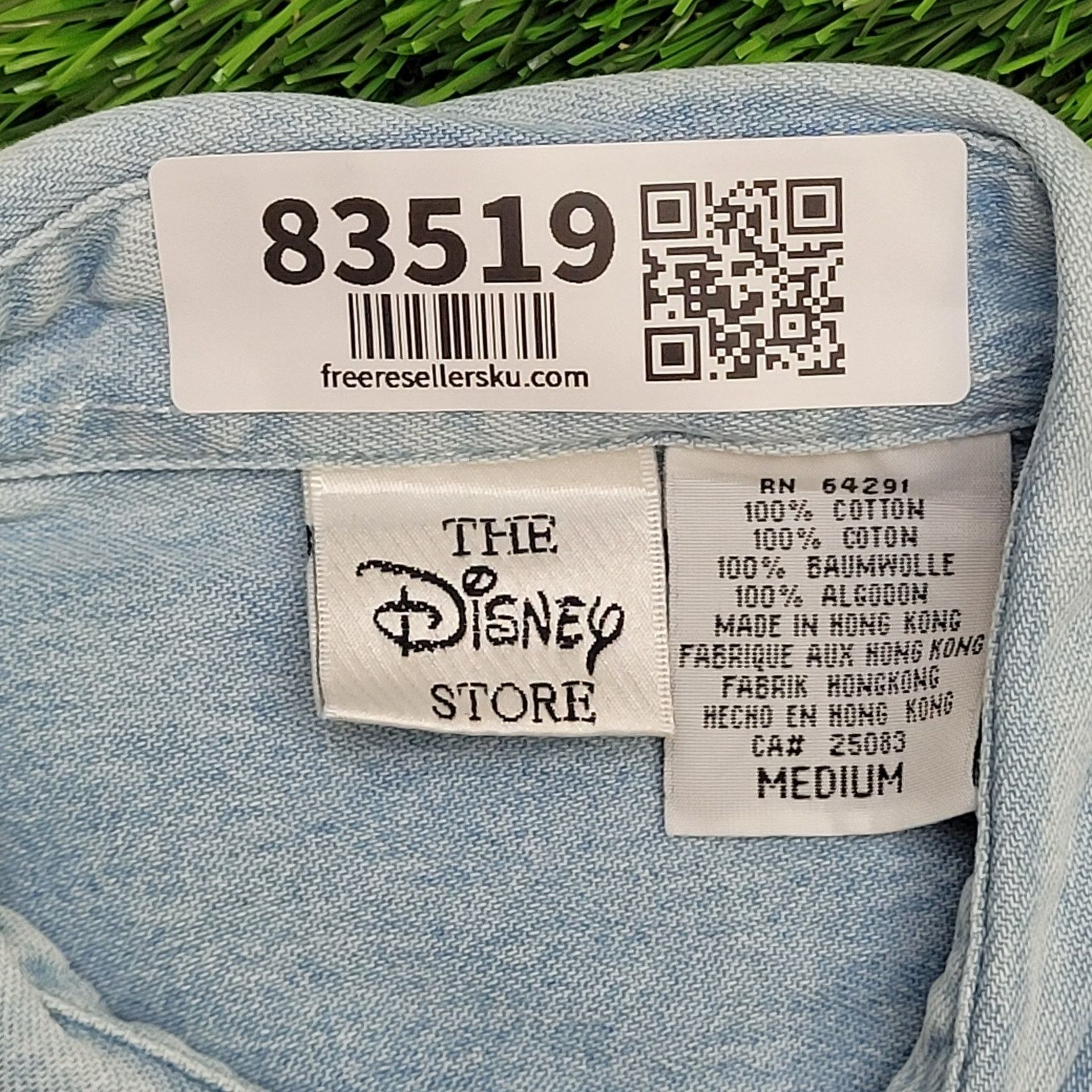 Disney Vintage Disney Winnie-the-Pooh Denim Button Shirt M/L 23x30 Size US M / EU 48-50 / 2 - 6 Thumbnail