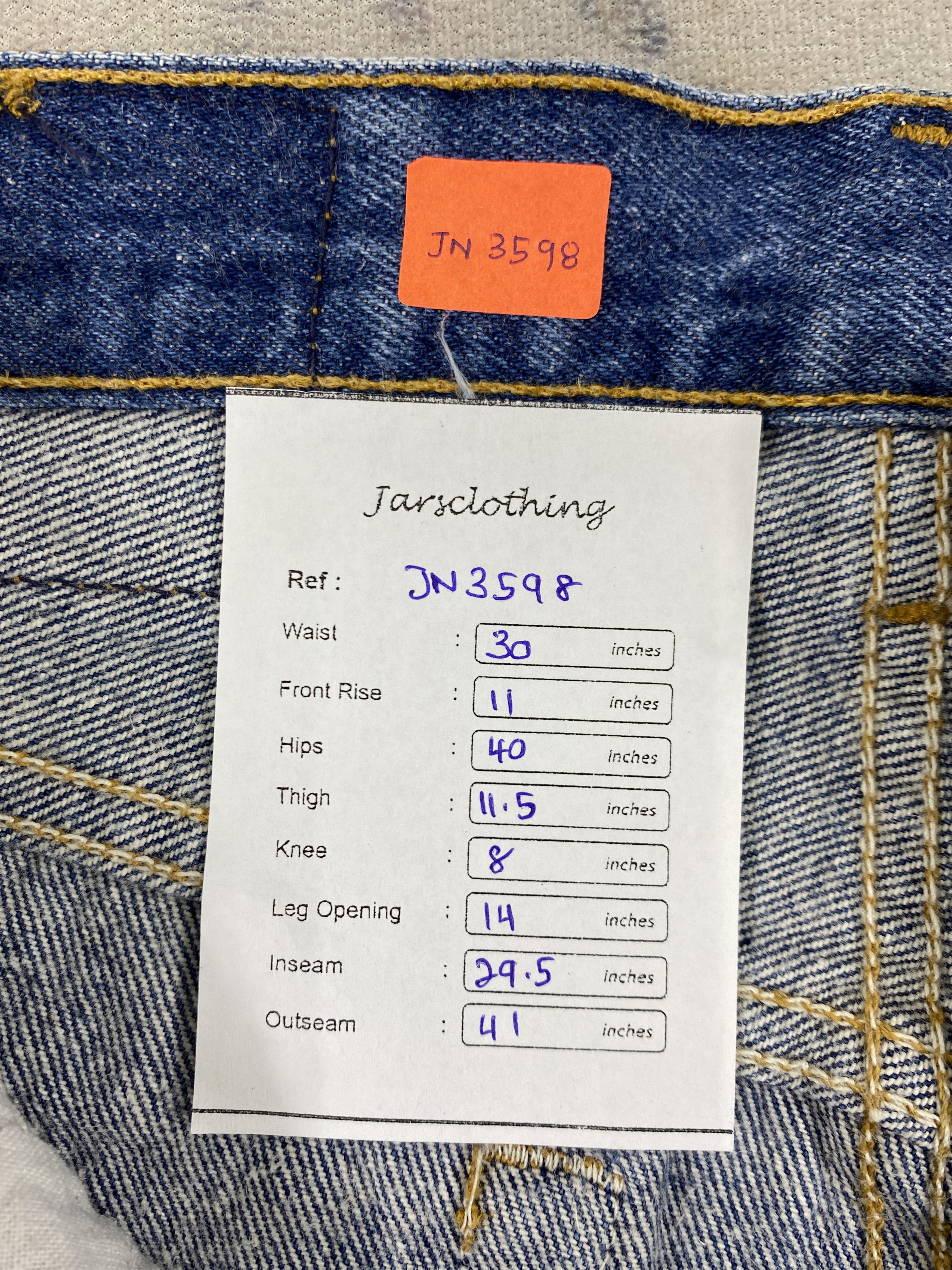 Levi's Blue Vintage Levi's 501 USA Jeans 30x29.5 - JN3598 Size US 30 / EU 46 - 8 Thumbnail
