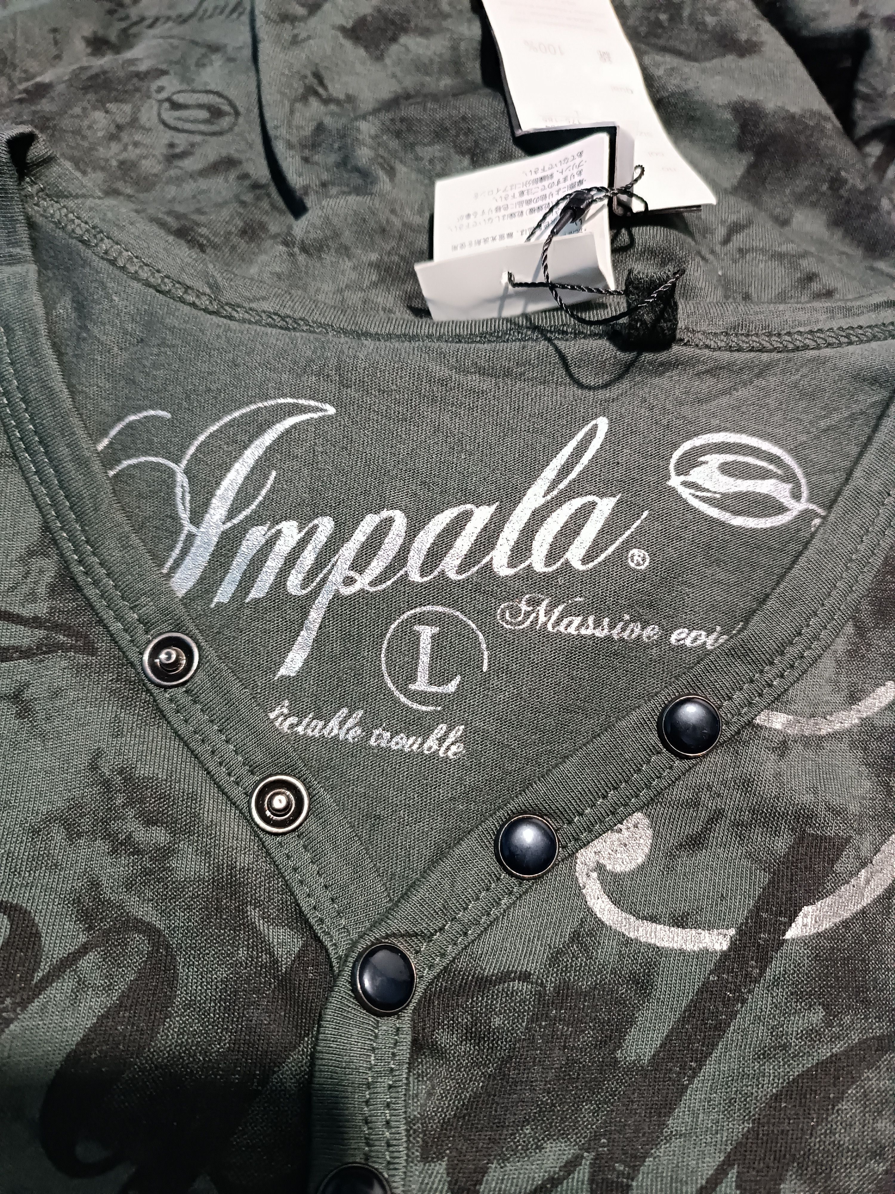 Vintage Vintage Impala Poem Seditionaries Short Sleeve T-shirt Size US L / EU 52-54 / 3 - 9 Thumbnail