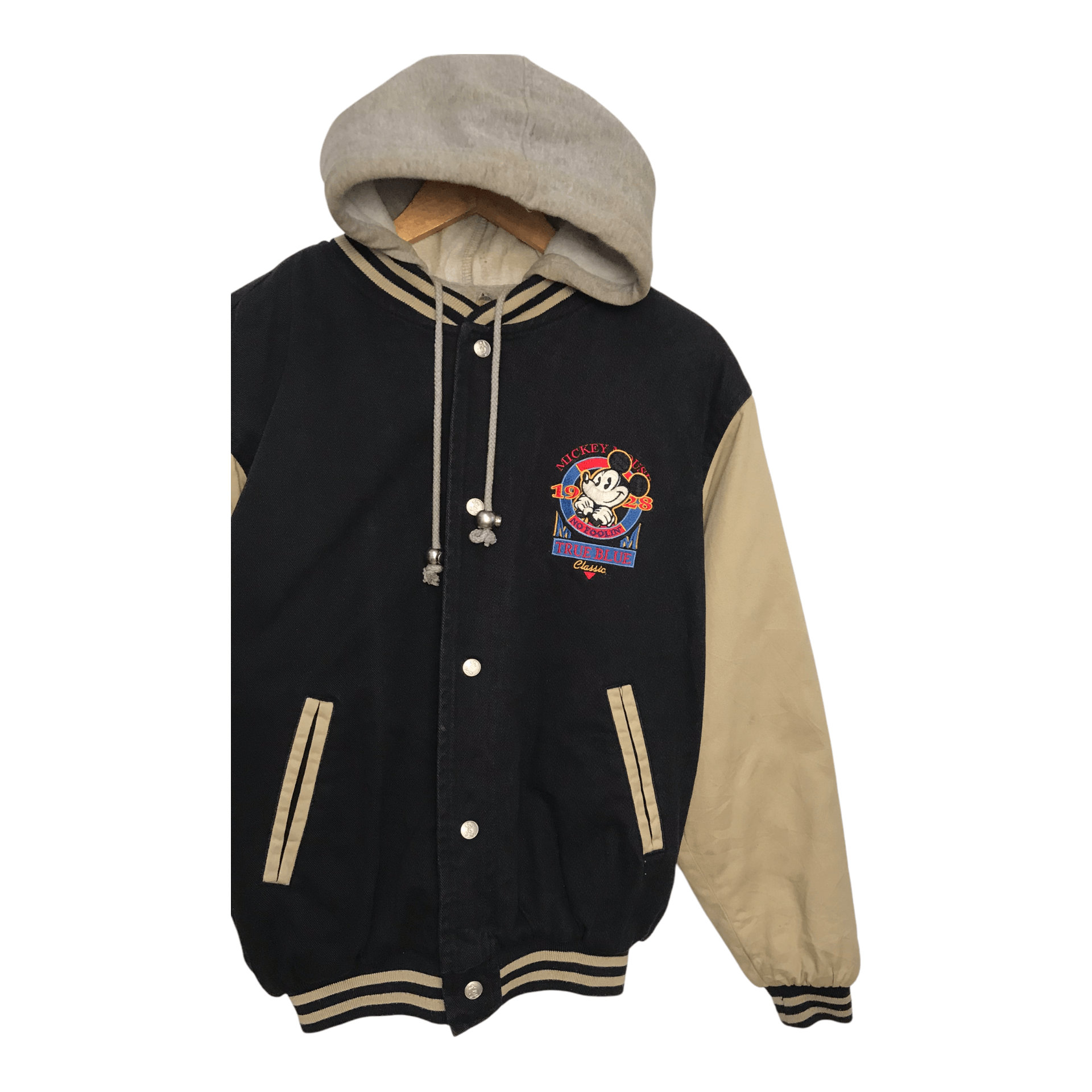 Cartoon Network × Disney × Mickey Mouse Vintage Mickey Mouse Embroidered Black Hoodie Jacket Size US M / EU 48-50 / 2 - 4 Thumbnail