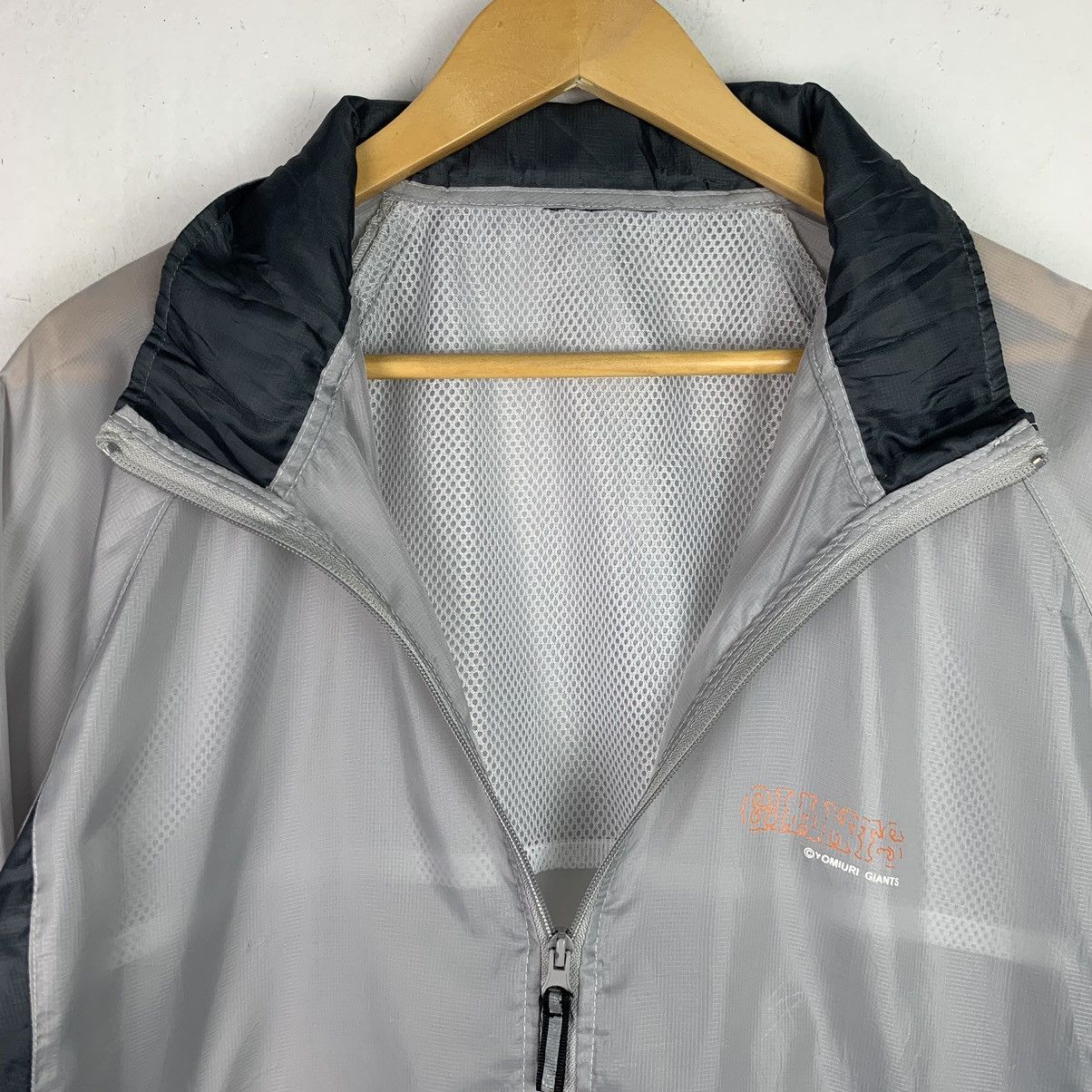 Designer Vintage Yomiuri Giants Full Zipper Transparent Jacket Size US XL / EU 56 / 4 - 10 Thumbnail