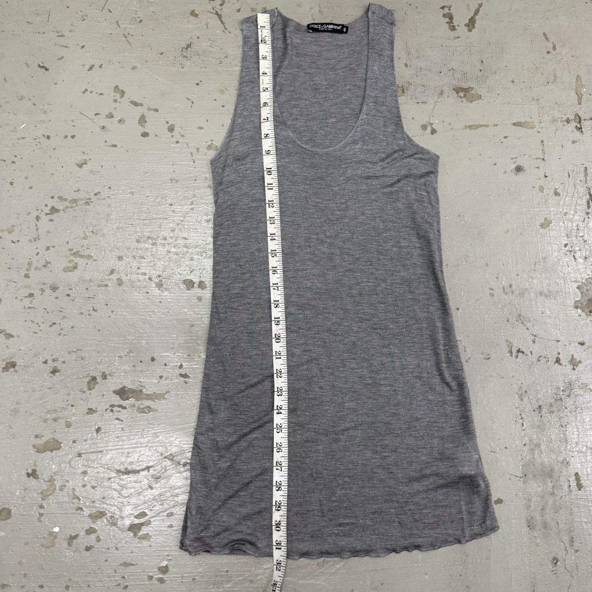 Dolce & Gabbana Vintage Dolce & Gabbana Grey Tank Top Size S / US 4 / IT 40 - 7 Thumbnail