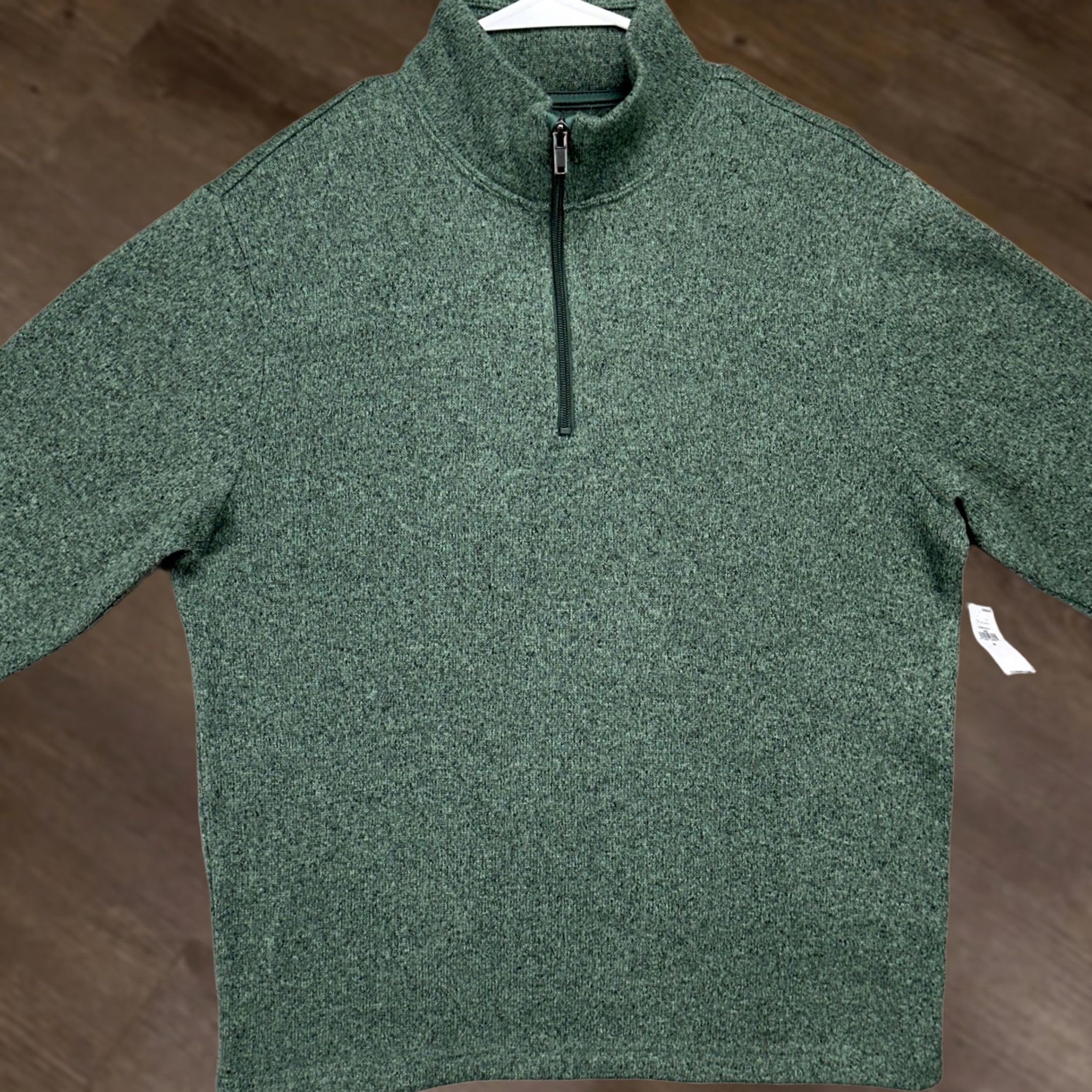 Old Navy Old Navy Mens Fleece Sweater Pullover 1/4 Zip Long Sleeve Green M Men Christmas Winter Mock Neck Size US M / EU 48-50 / 2 - 1 Thumbnail