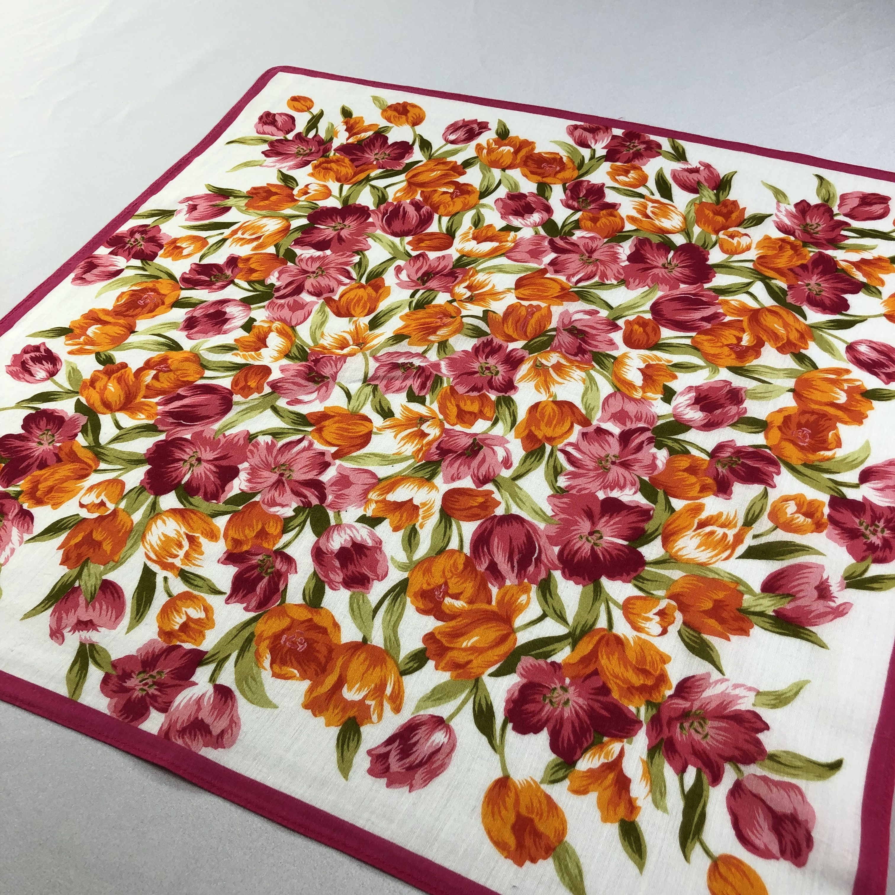 Kenzo Kenzo Floral Handkerchief Neckerchief Bandana H1975 Size ONE SIZE - 3 Thumbnail