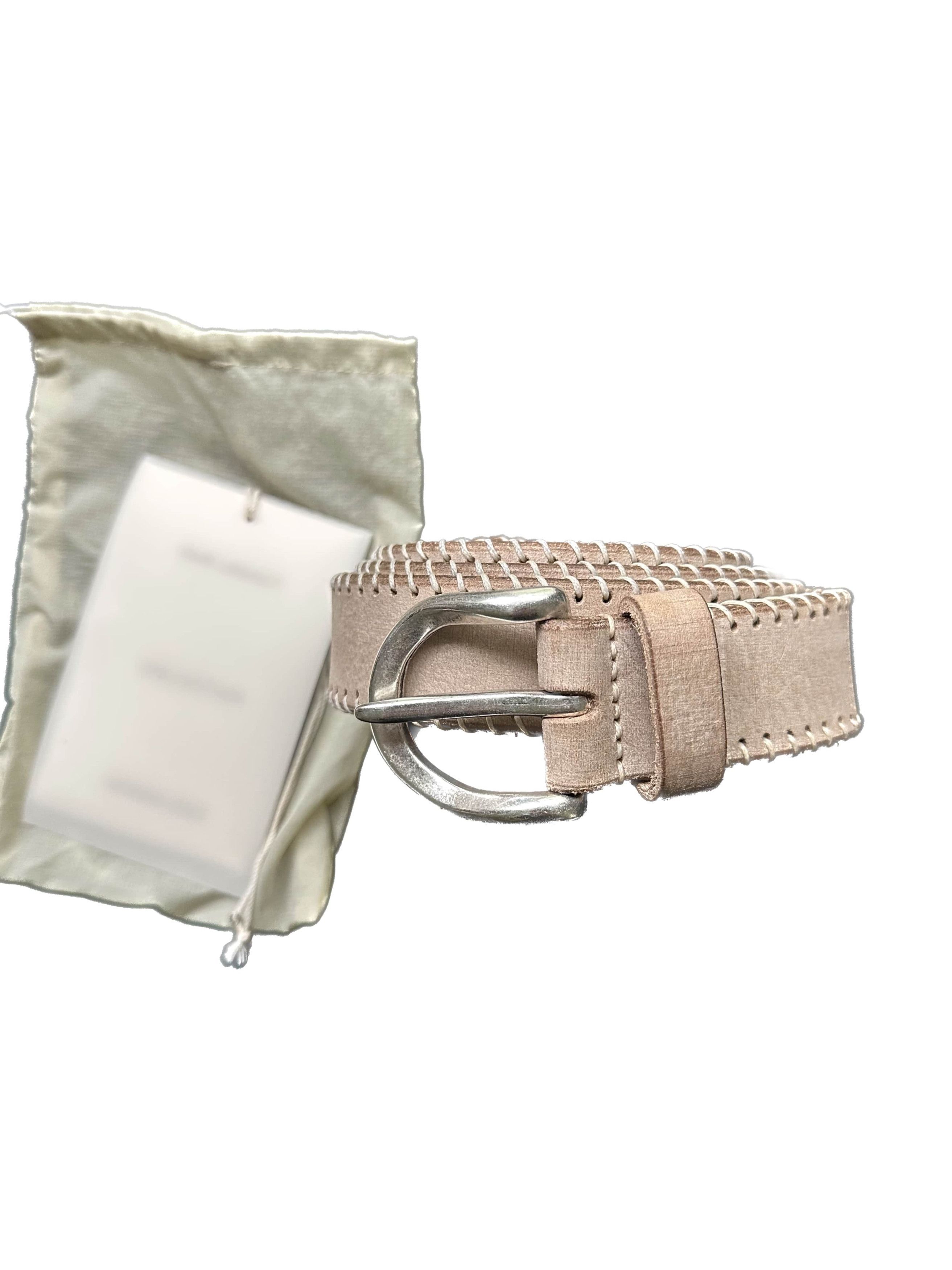 Our Legacy - 3 CM Corset Belt Arena Beige Leather