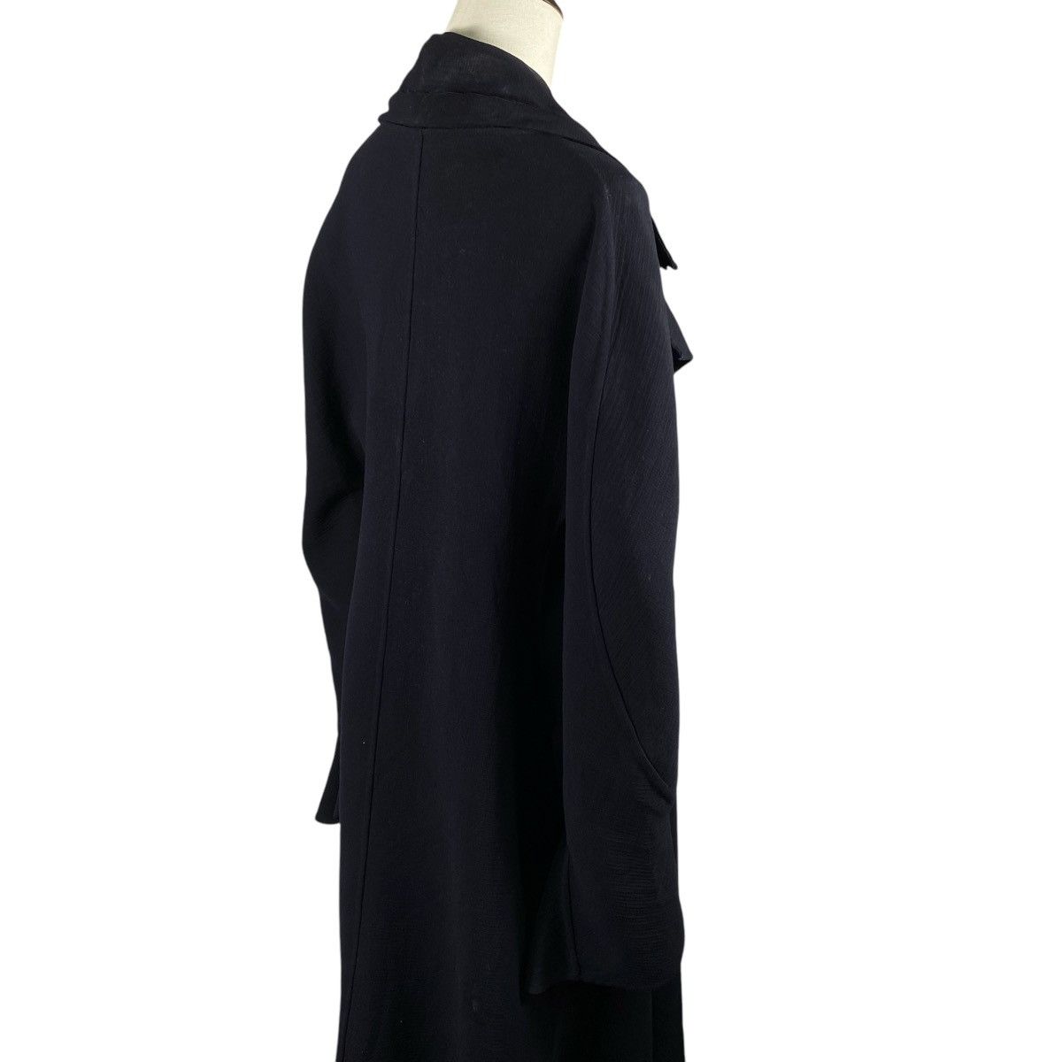Yohji Yamamoto Vintage Yohji Yamamoto Signature Wide Collar Coat Jacket Size S / US 4 / IT 40 - 9 Thumbnail
