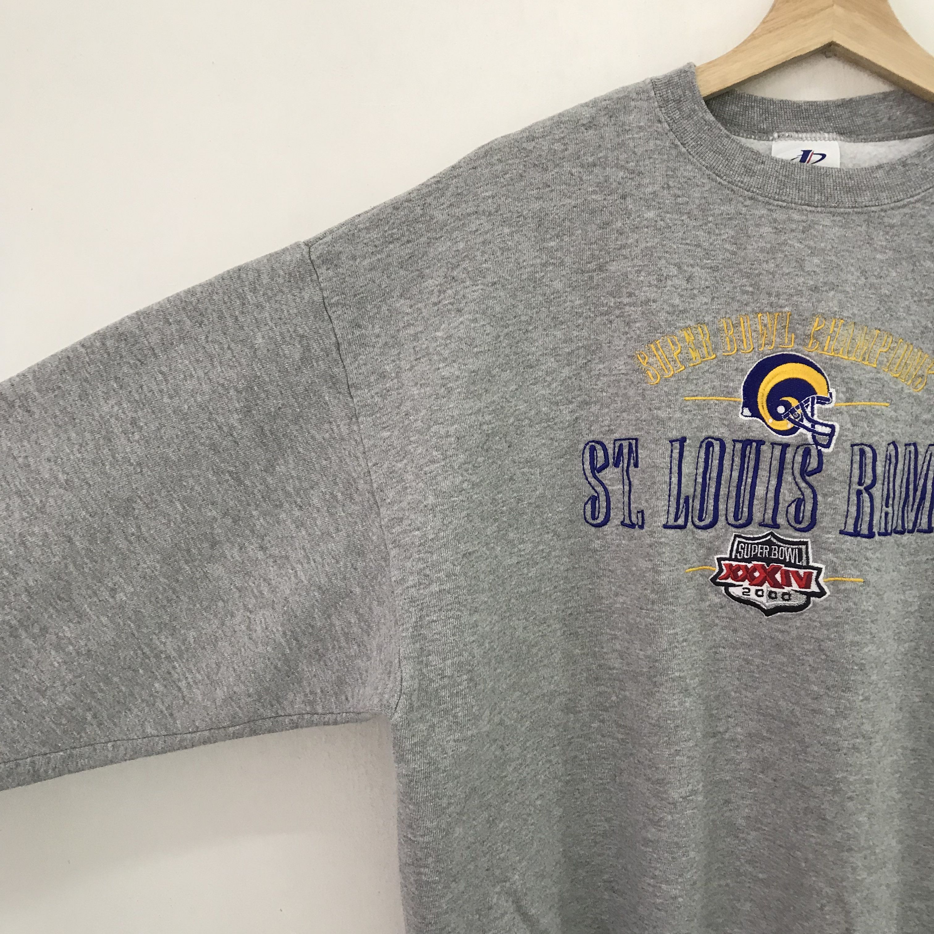Vintage Vintage St. Louis Rams Football Gray - 276 Size US XL / EU 56 / 4 - 4 Thumbnail