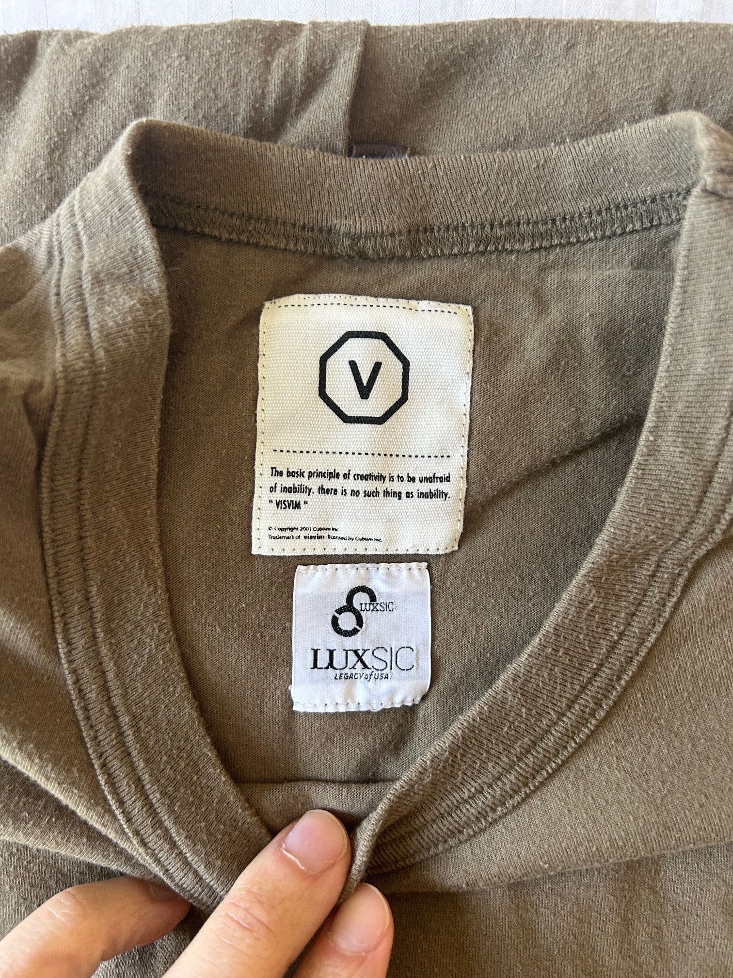 Visvim Visvim Luxsic vintage tee brown size XL fits men’s US size M Size US M / EU 48-50 / 2 - 6 Thumbnail