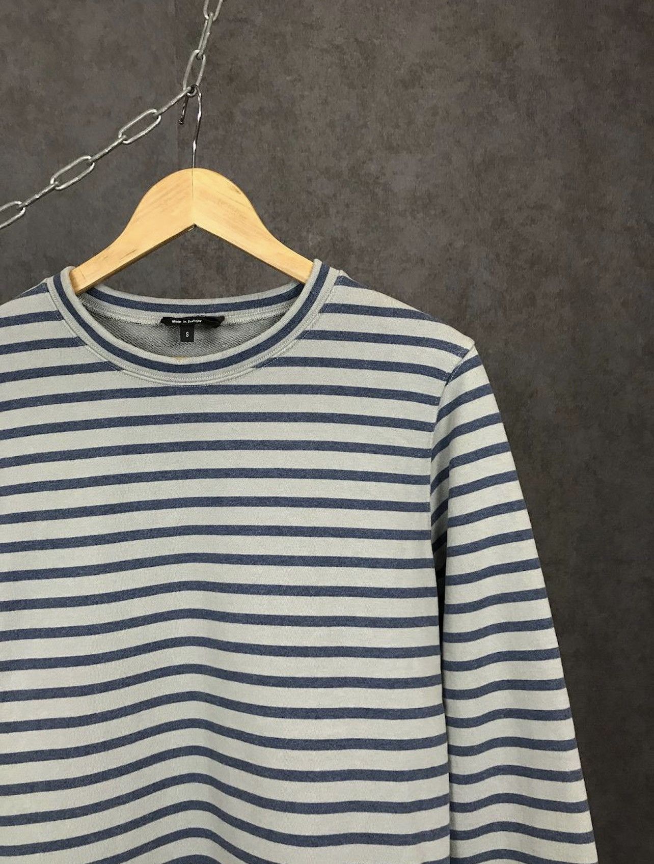 A.P.C. A.P.C luxury designer striped sweatshirt Size US S / EU 44-46 / 1 - 2 Thumbnail