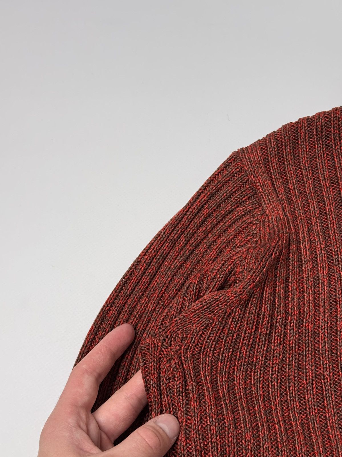 Vintage Vintage red ribbed knit sweater swag if6was9 hysteric skater Size US M / EU 48-50 / 2 - 4 Thumbnail