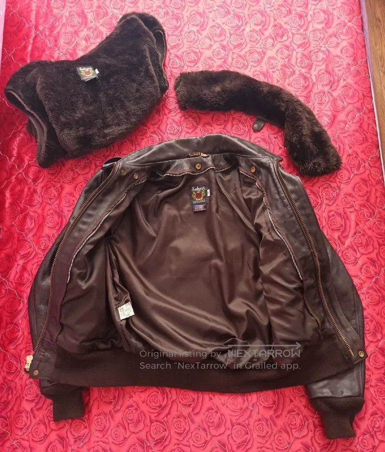 Schott Schott 174us leather coat Size US L / EU 52-54 / 3 - 4 Thumbnail
