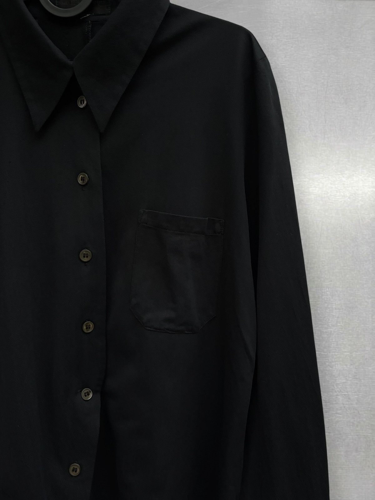 Ann Demeulemeester Ann Demeulemeester Asymmetrical Deconstructed Shirt Black Size M / US 6-8 / IT 42-44 - 3 Thumbnail
