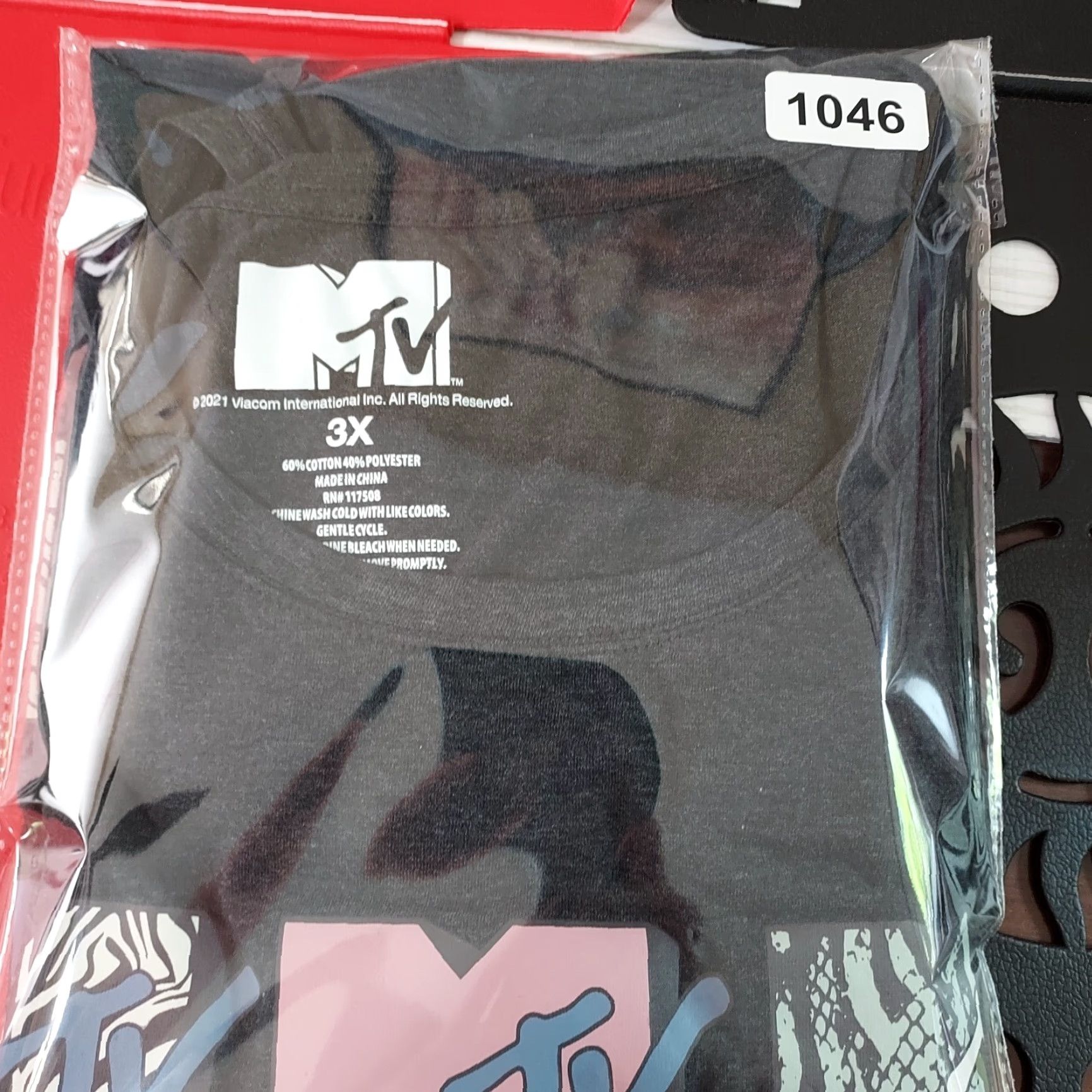 Etro MTV Shirt Womens 3XL Charcoal Gray Retro Music Television Ladies T-Shirt Cap Sleeve Short Sleeve Womens Size XXL / US 16-18 / IT 52-54 - 8 Thumbnail