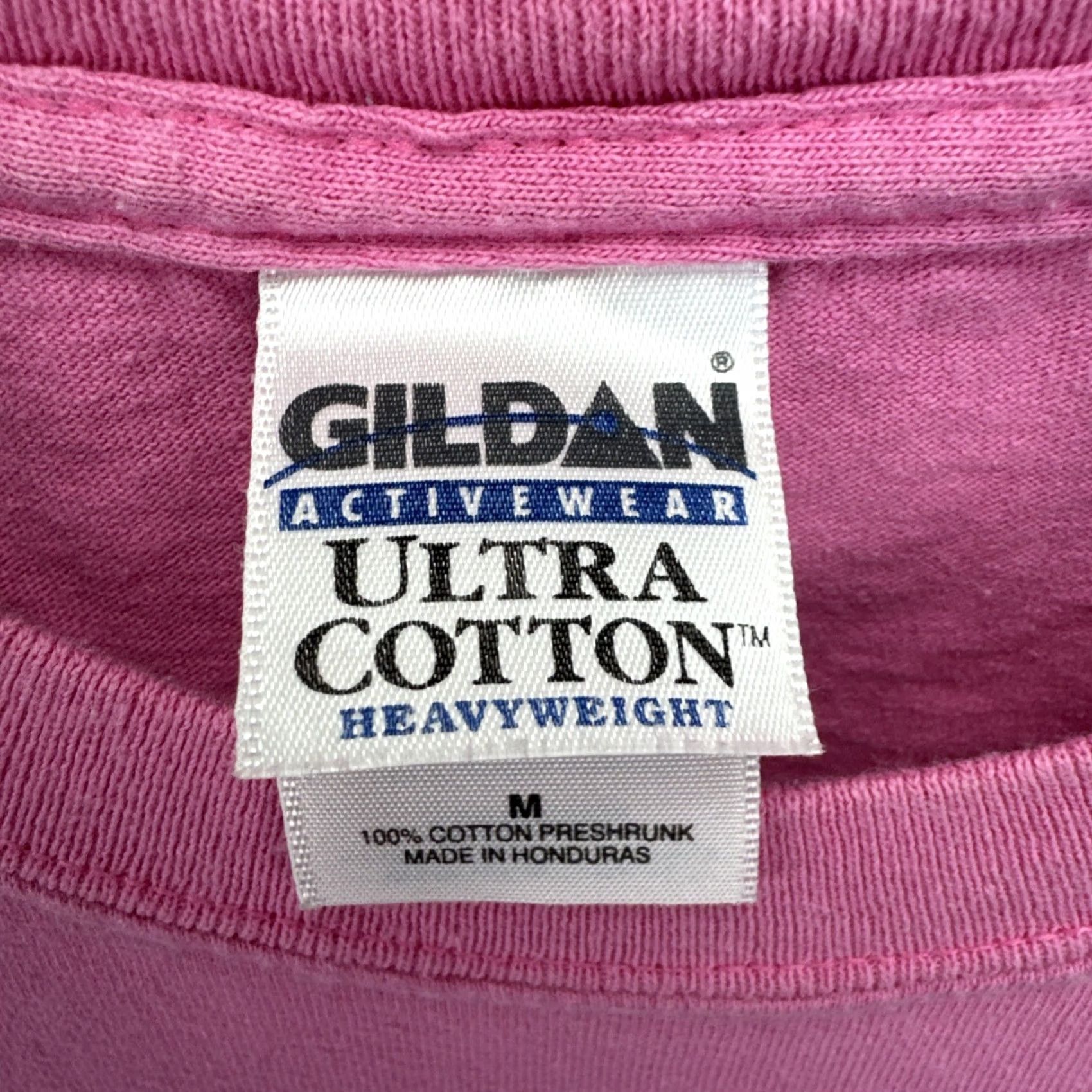 Gildan VINTAGE Mackinac Island T Shirt Pink Embroidered Medium Bridge Destination Shirt Womens 90s Nautical USA Cotton Gildan Size M / US 6-8 / IT 42-44 - 3 Thumbnail