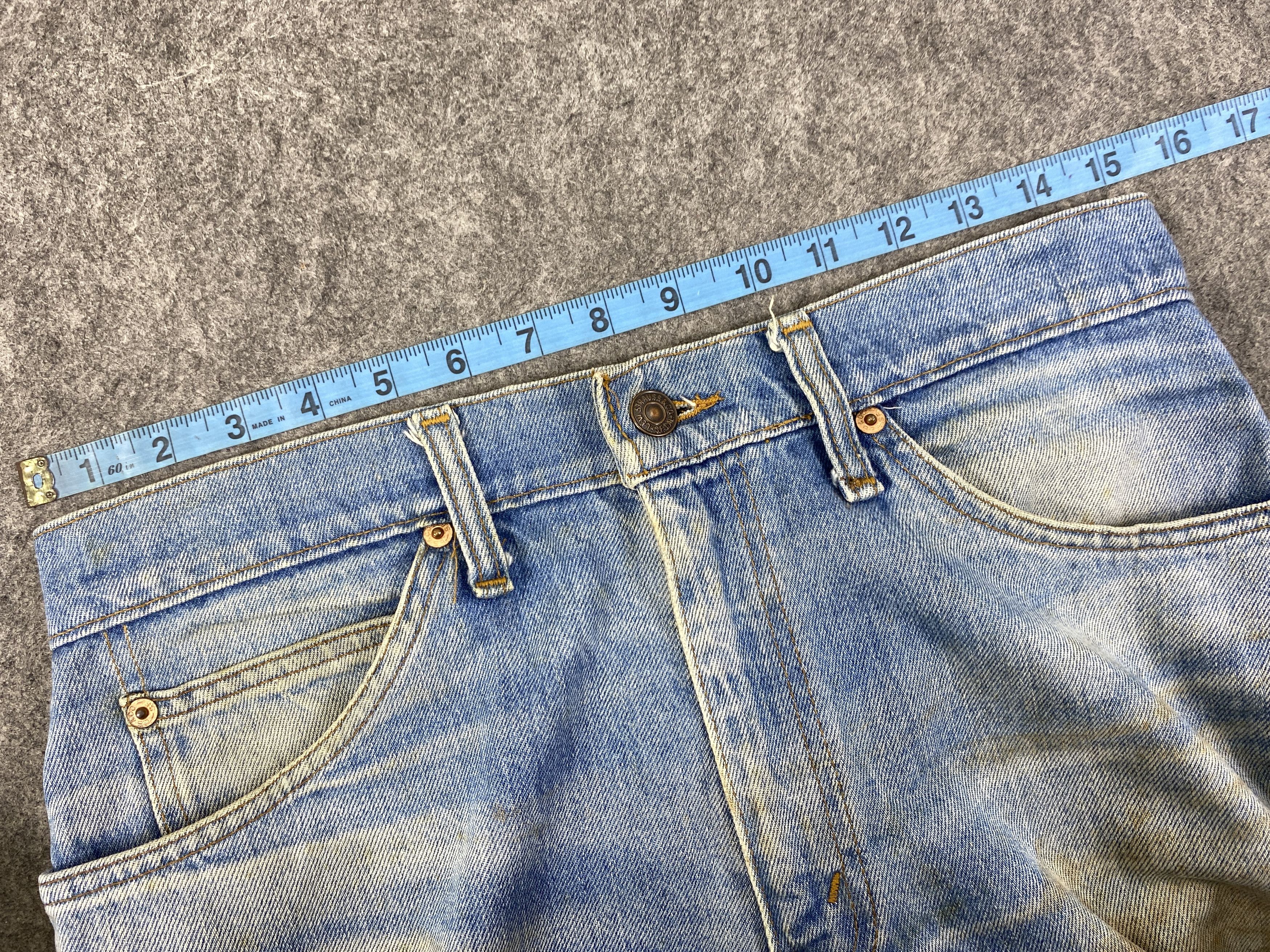 Levi's Dirty Light Blue Vintage Levis 515 Orange Tab 31x30 -JN3238 Size US 31 - 5 Thumbnail