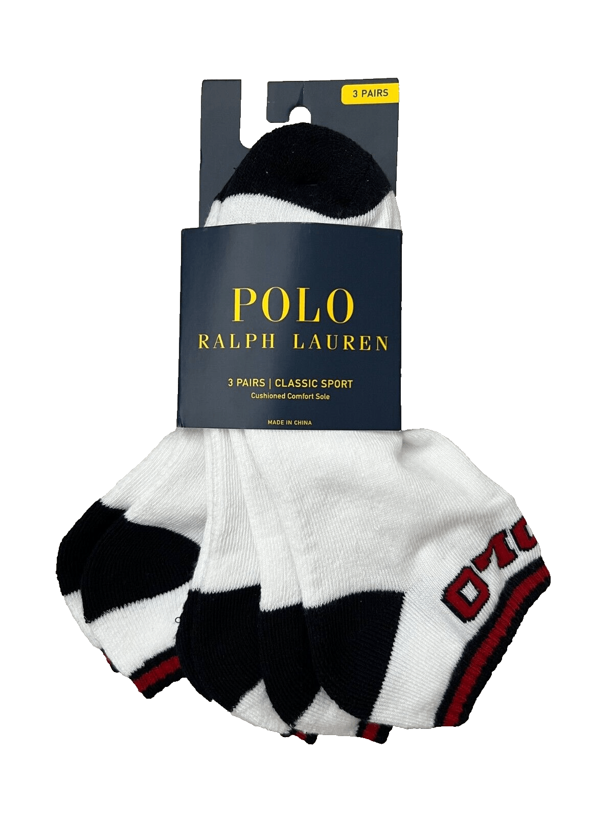 Polo Ralph Lauren Polo Ralph Lauren 3-Pairs Classic Logo No Show Socks Size ONE SIZE - 1 Thumbnail