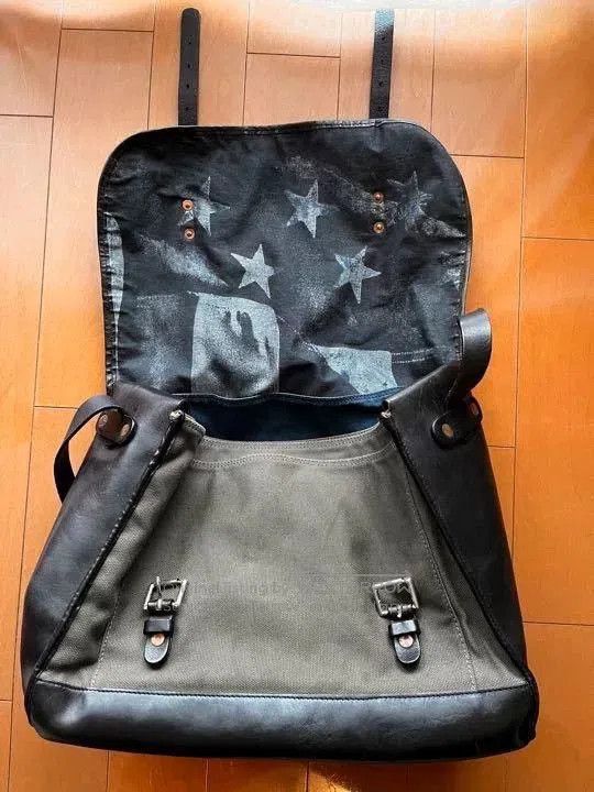 Other HTC Canvas Leather Patchwork Crossbody Bag. Size ONE SIZE - 4 Thumbnail