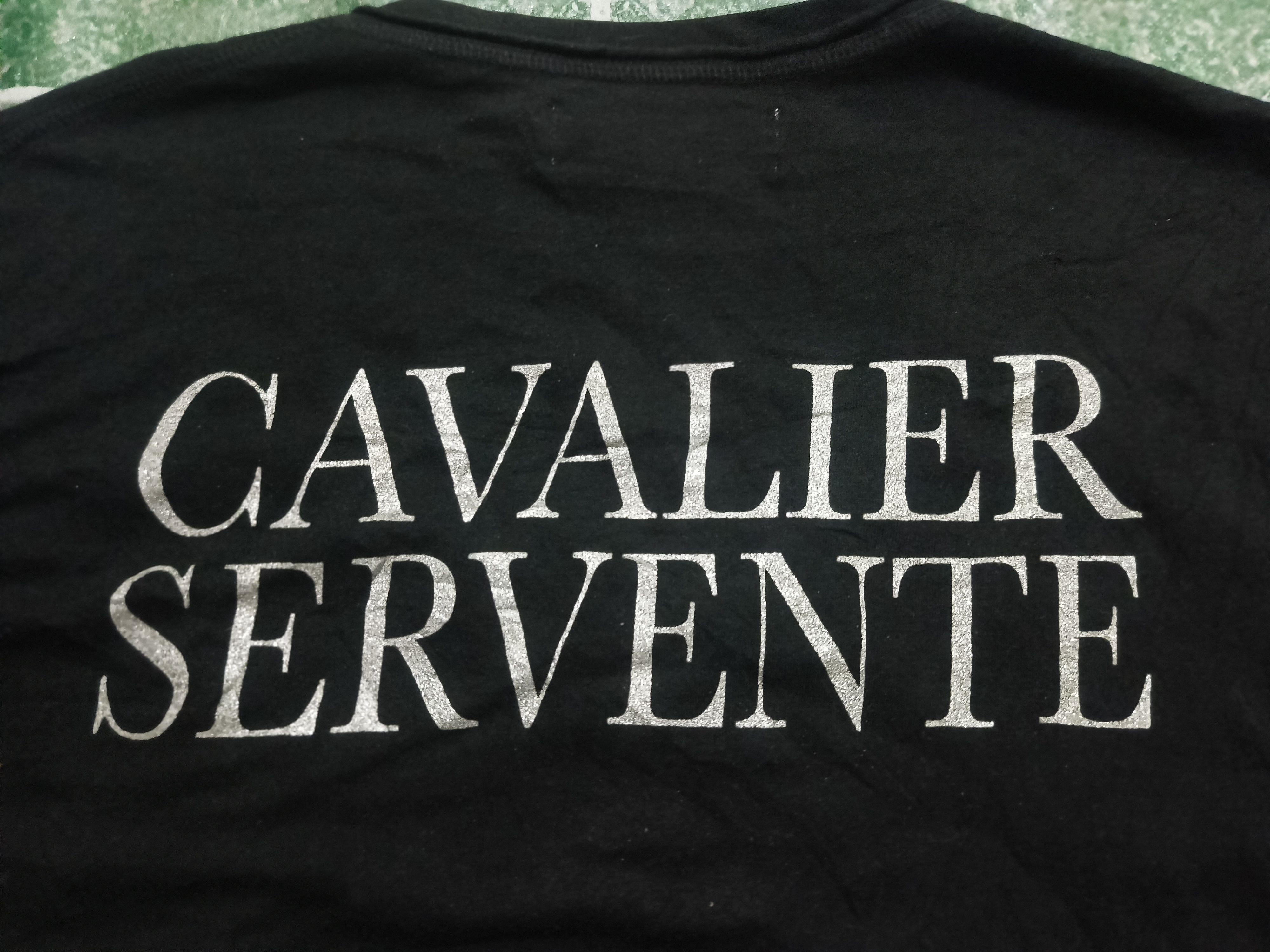 Vanquish Rare Vanquish Gold Cavalier Servente Spellout V neck t shirt Size XS / US 0-2 / IT 36-38 - 6 Thumbnail
