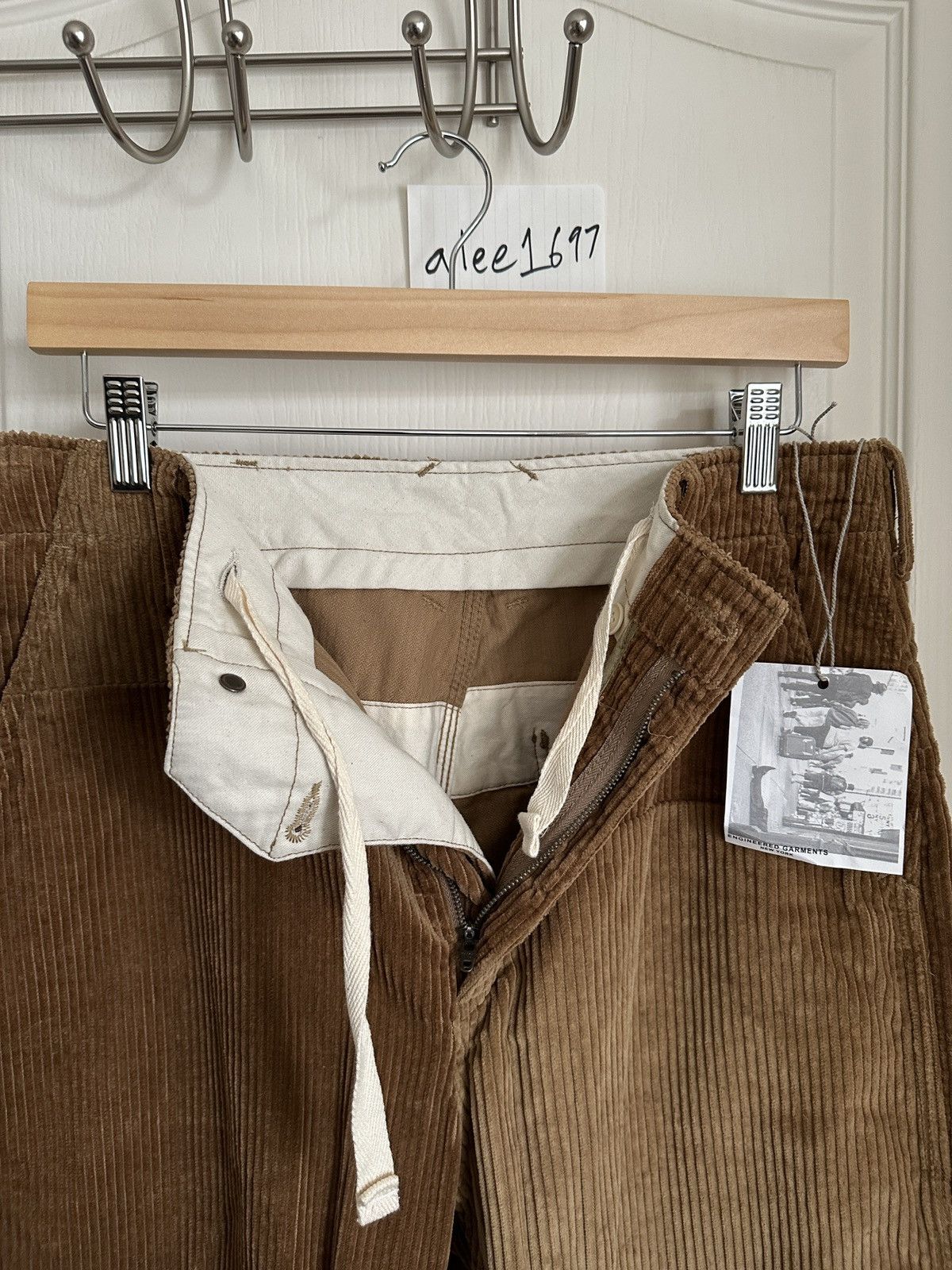 Engineered Garments Painter Pant Khaki Brown Cord Corduroy Size US 31 - 5 Thumbnail