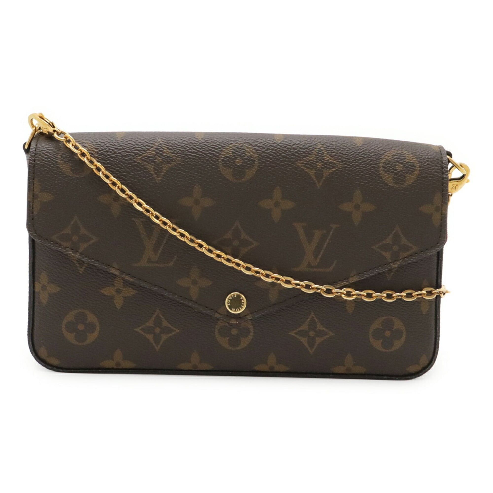 Louis Vuitton Louis Vuitton Monogram Pochette Felicie Felice Shoulder Bag Clutch Fuchsia (Case missing) M81896 Size ONE SIZE - 1 Thumbnail