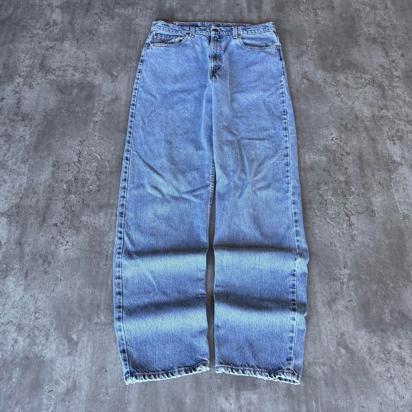 Levi's × Levi's Vintage Clothing Vintage 90s Levi’s 550 Made In USA Relaxed Fit Denim Jeans Size US 36 / EU 52 - 1 Thumbnail