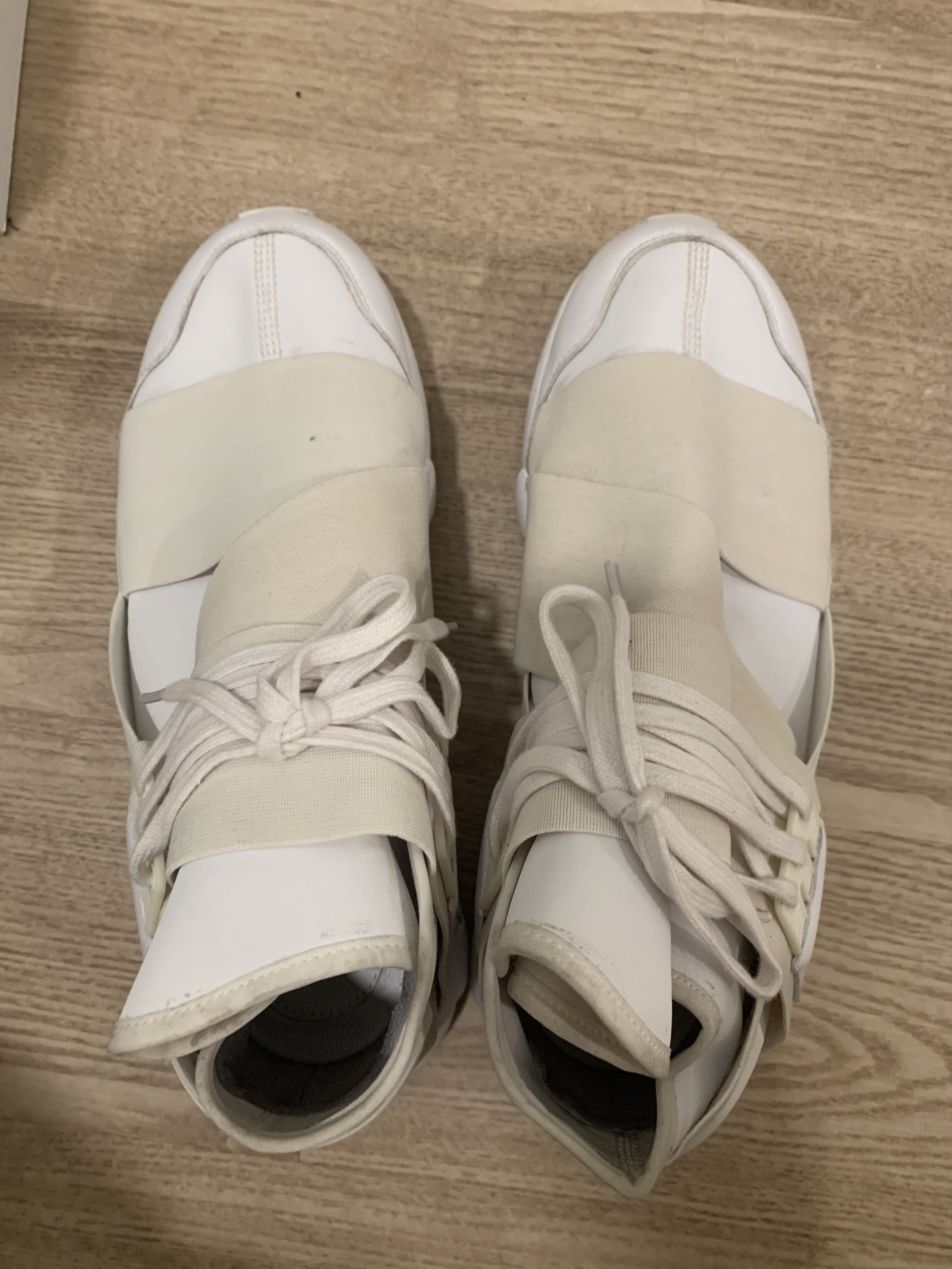 Y-3 × Yohji Yamamoto y3 adidas qasa high white shoes size 10 Size US 10 / EU 43 - 1 Thumbnail
