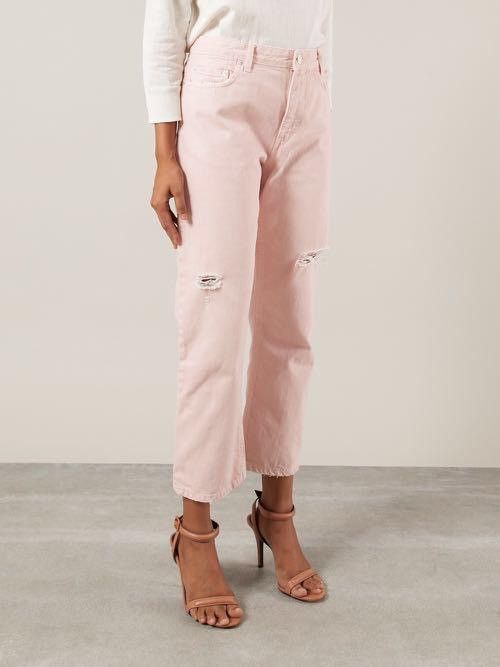 Acne Studios Pop pink trash jeans size 4 US Size 26" / US 2 / IT 38 - 1 Thumbnail