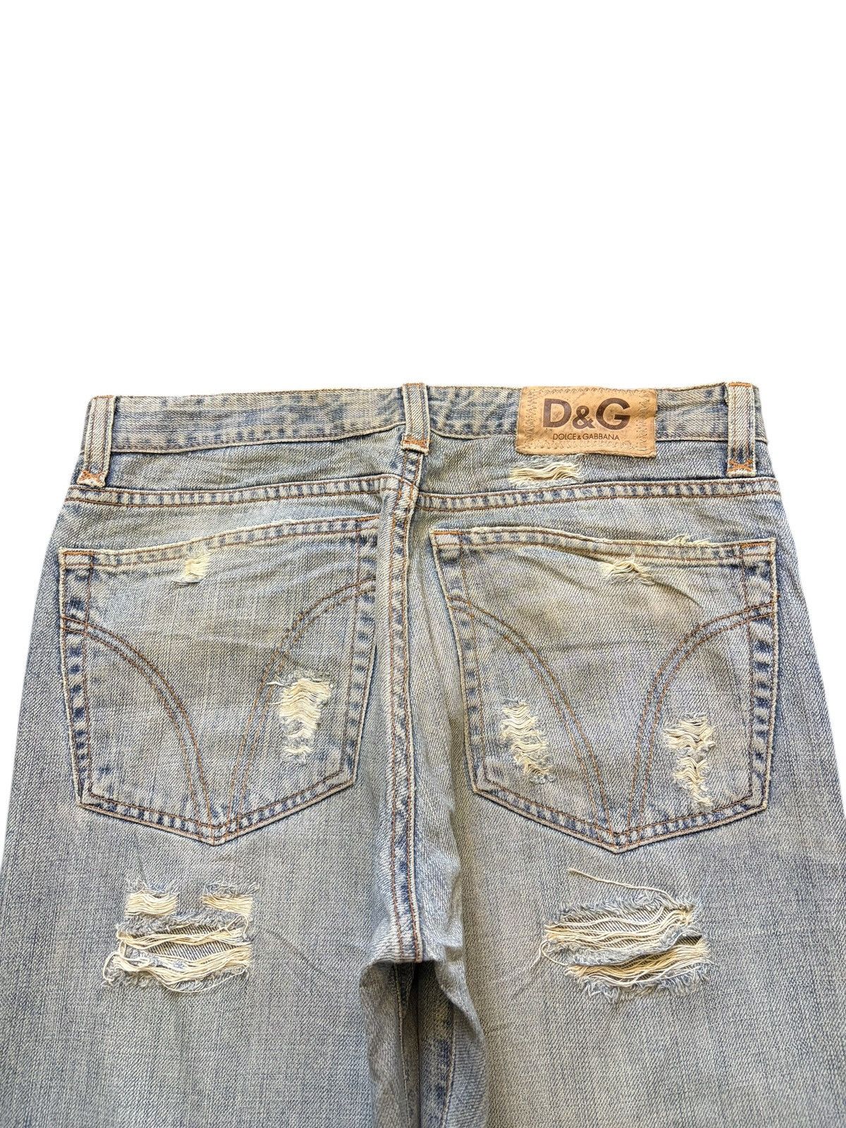 Dolce & Gabbana Vintage / Y2K Dolce Gabbana Mud Wash Distressed Jeans Size US 30 / EU 46 - 4 Thumbnail