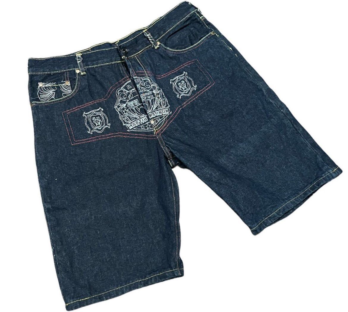 Japanese Brand Martin Ksohoh Jorts RMC Snake Head Embroidery Logo Shorts Size US 36 / EU 52 - 5 Thumbnail