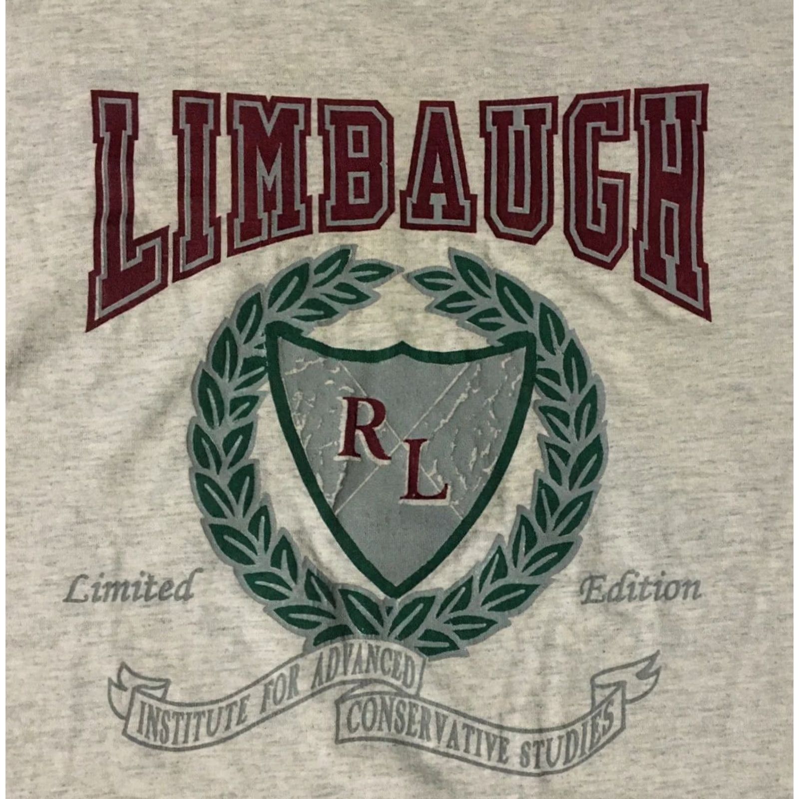 Vintage VINTAGE Rush Limbaugh Institute Conservative Studies Faded Shirt M Gray Navy Seal University USA Politics Graphic Tee Men Shirt Size M Size US M / EU 48-50 / 2 - 2 Thumbnail