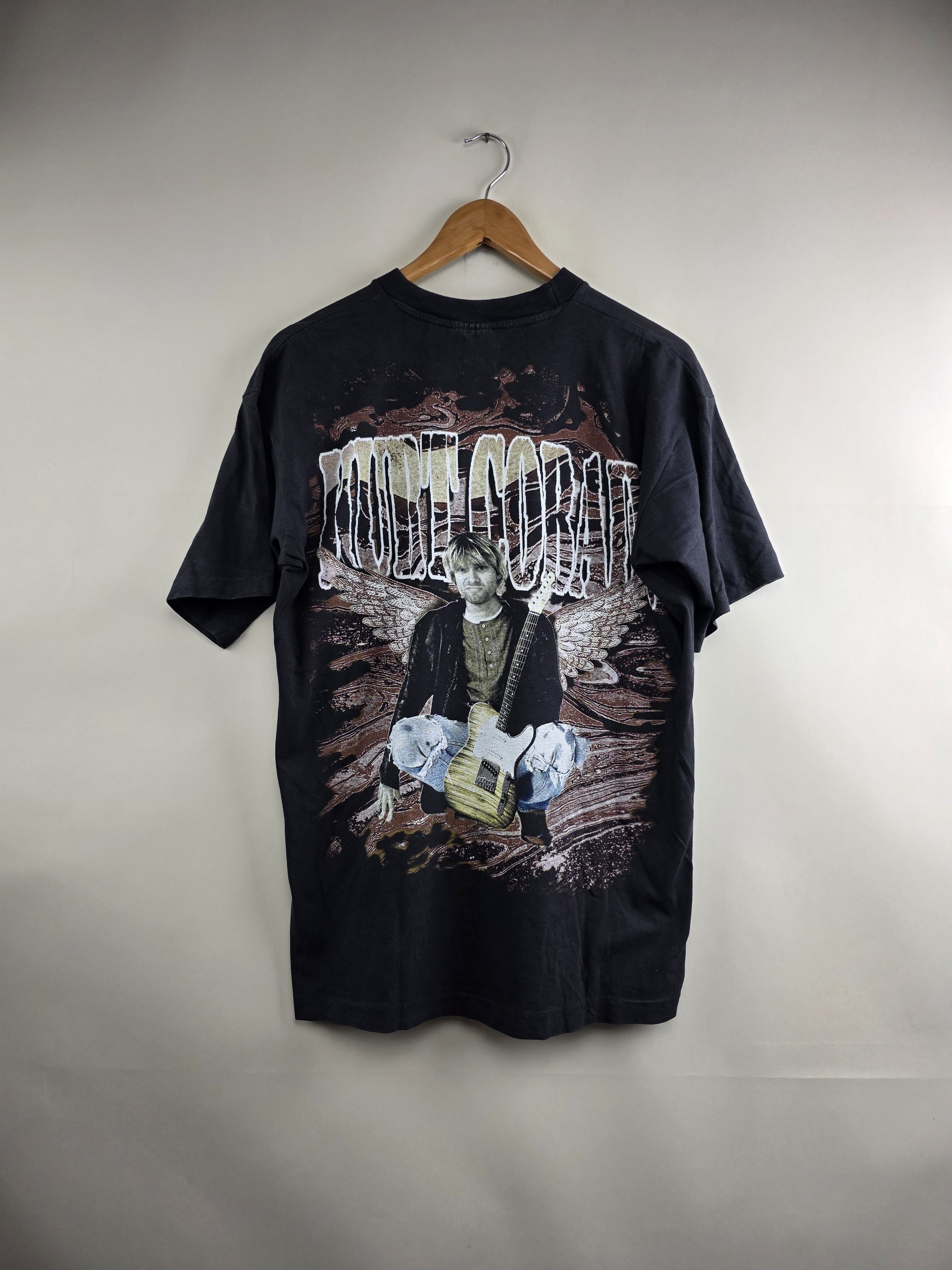 Band Tees × Vintage 90s Nirvana Kurt In Utero XL 23" 28.5" Size US XL / EU 56 / 4 - 5 Thumbnail