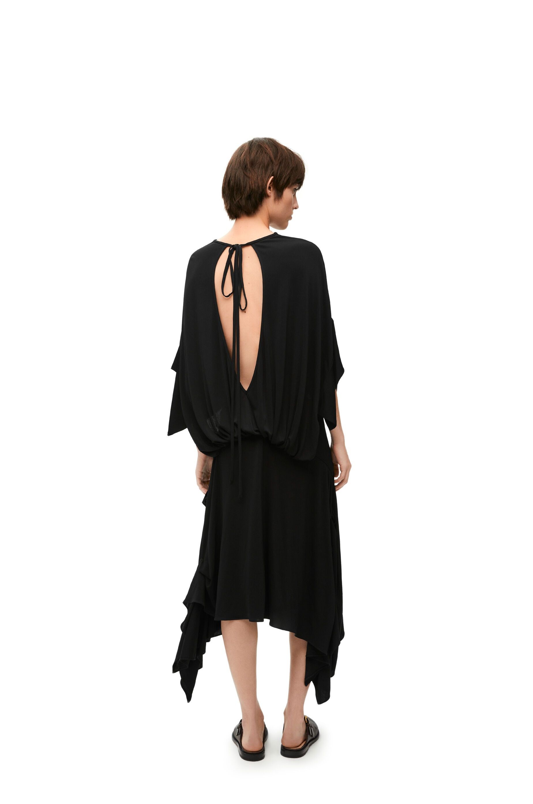 Loewe o1y1025 Maxi Dress in Black Size XS / US 0-2 / IT 36-38 - 3 Thumbnail