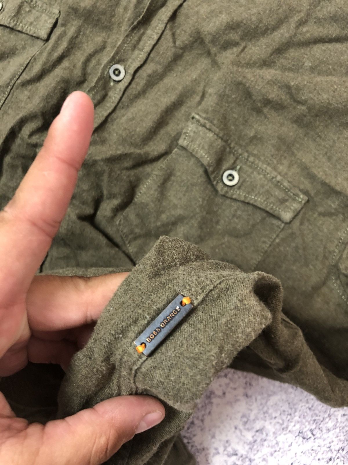 Hugo Boss × Vintage Hogo boss men’s shirt size L y2k casual ykk Size US L / EU 52-54 / 3 - 4 Thumbnail