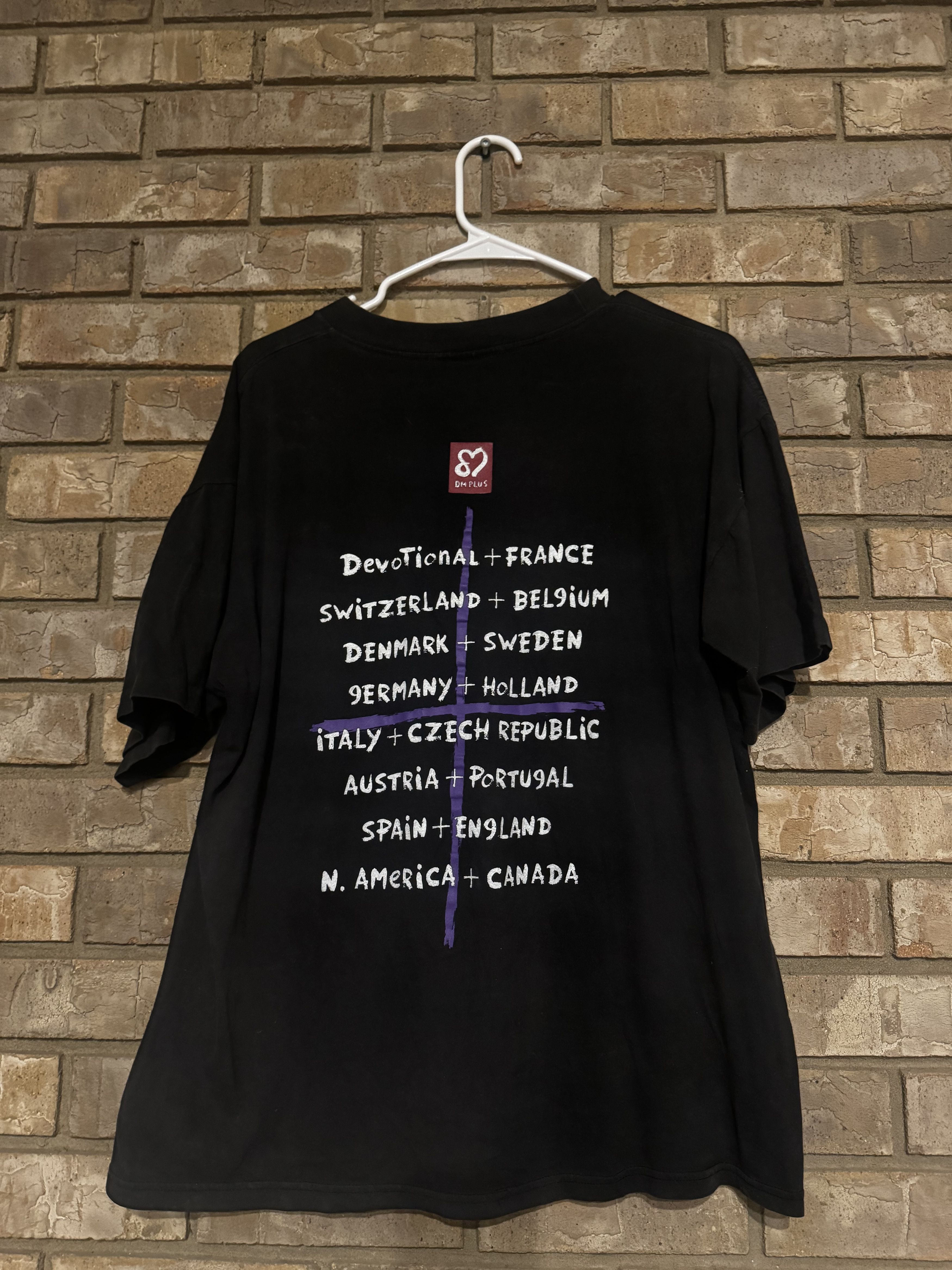 Other Vintage 1993 Depeche Mode Devotional Tour Shirt Size US XL / EU 56 / 4 - 4 Thumbnail
