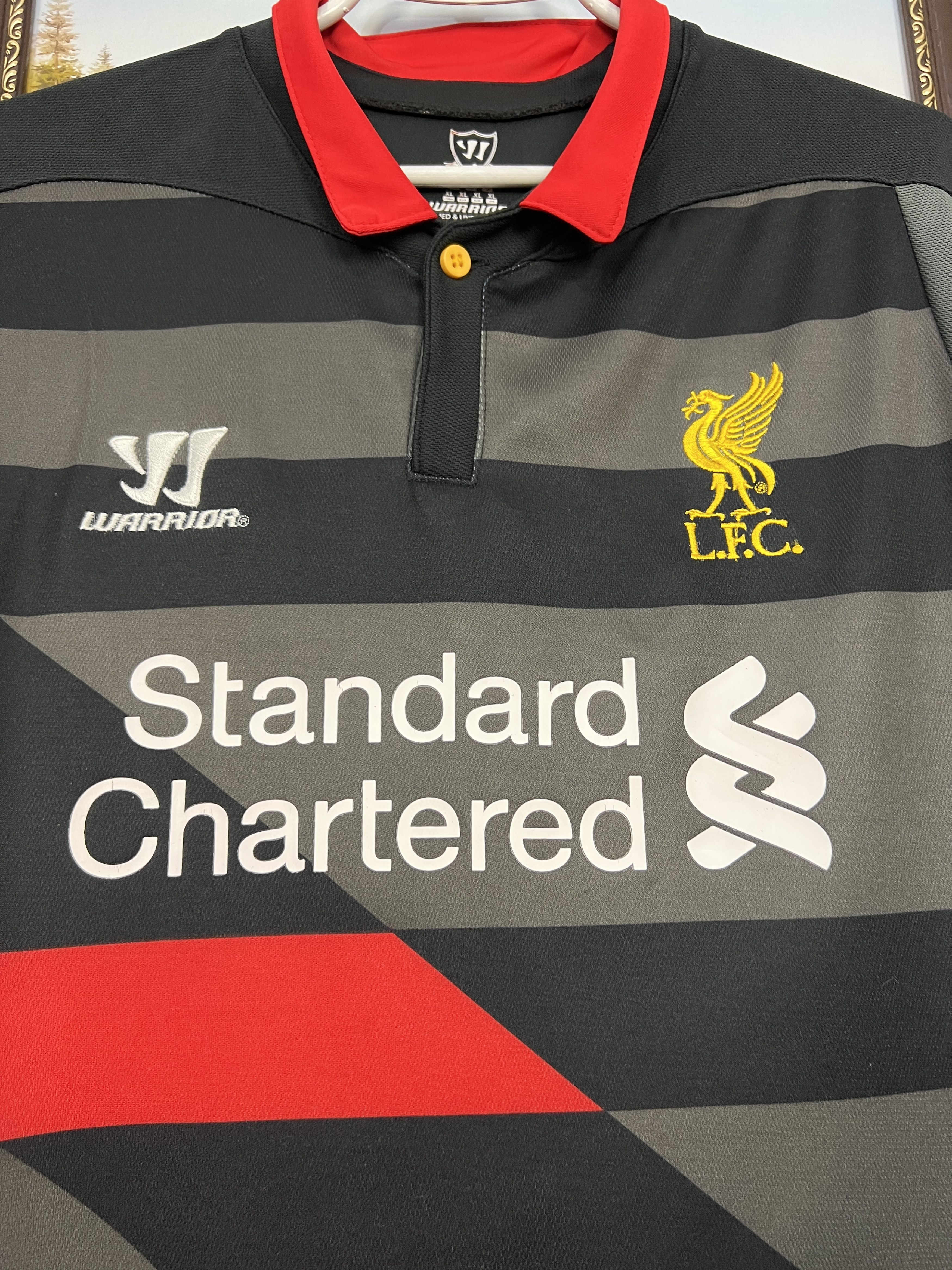 New Balance Liverpool Third football shirt 2014 Soccer Lallana Size US L / EU 52-54 / 3 - 3 Thumbnail