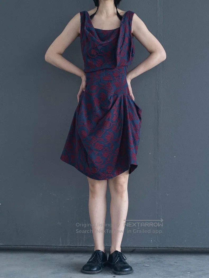 Vivienne Westwood Vivienne Westwood Classical patterned asymmetrical dress Size M / US 6-8 / IT 42-44 - 3 Thumbnail