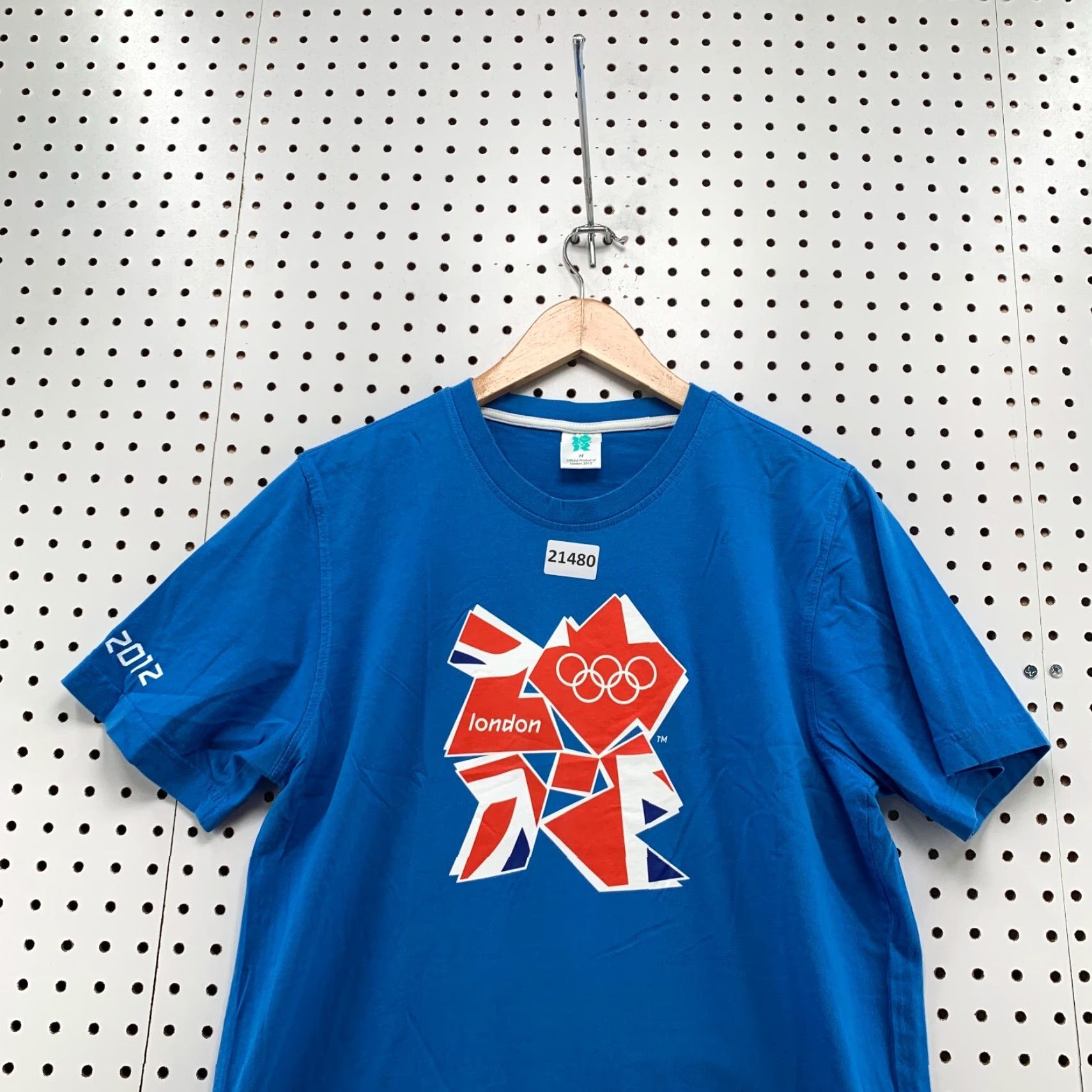 Vintage VINTAGE Official Licenced 2012 London Olympics Shirt Blue Adult Medium T-Shirt Unisex Mens Womens London 2012 Size US M / EU 48-50 / 2 - 5 Thumbnail