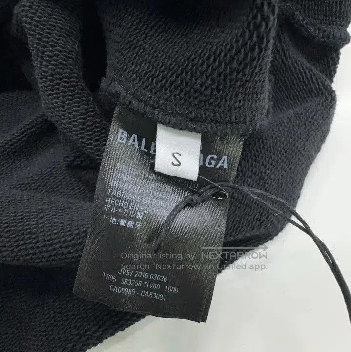 Balenciaga Balenciaga Logo Print Black Long Sleeve Sweatshirt. Size US S / EU 44-46 / 1 - 2 Thumbnail