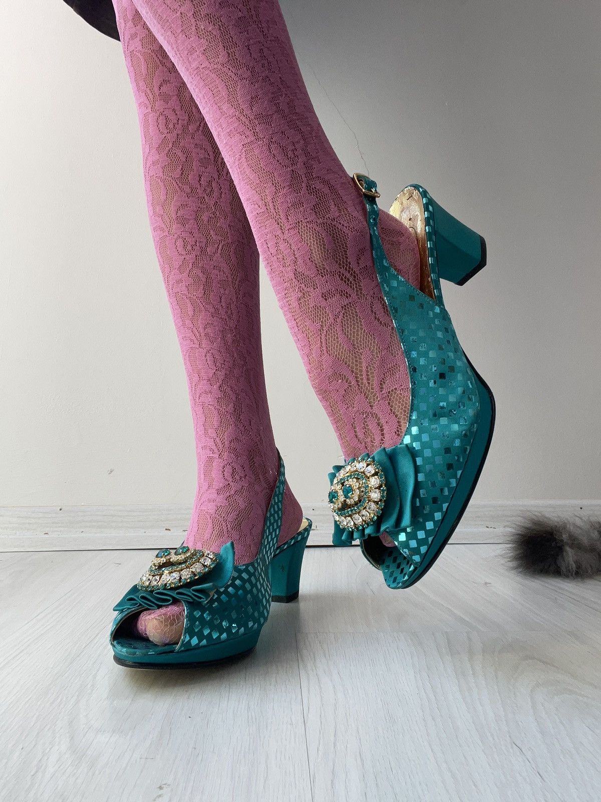 Vintage Italian heels Size US 9.5 / IT 39.5 - 2 Thumbnail