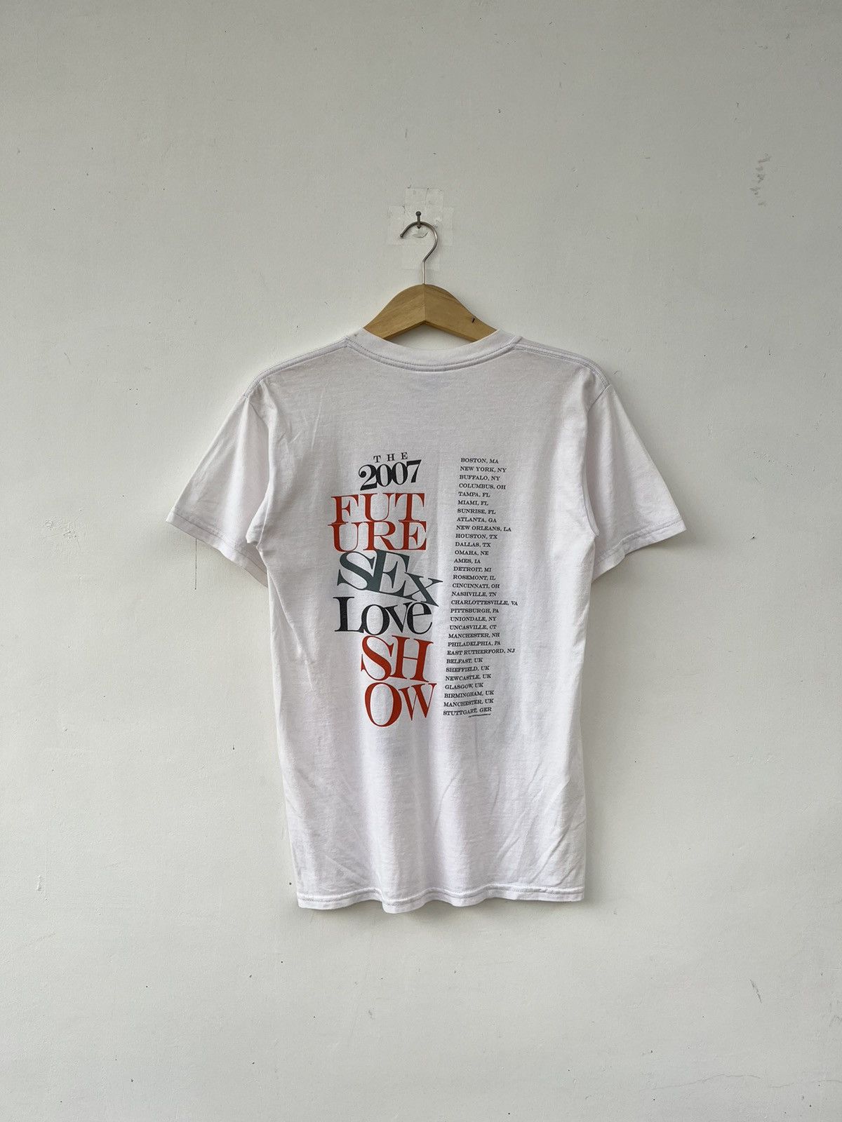 Band Tees JUSTIN TIMBERLAKE FUTURE SEX LOVE SHOW 2007 TOUR Size US S / EU 44-46 / 1 - 3 Thumbnail