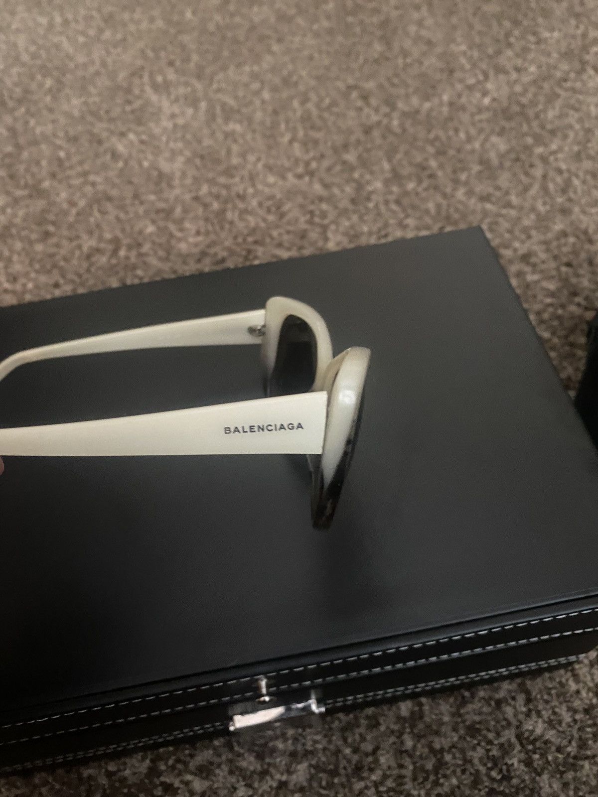 Balenciaga Mens/Womens Marble black/grey/white balenciaga glasses Size ONE SIZE - 5 Thumbnail