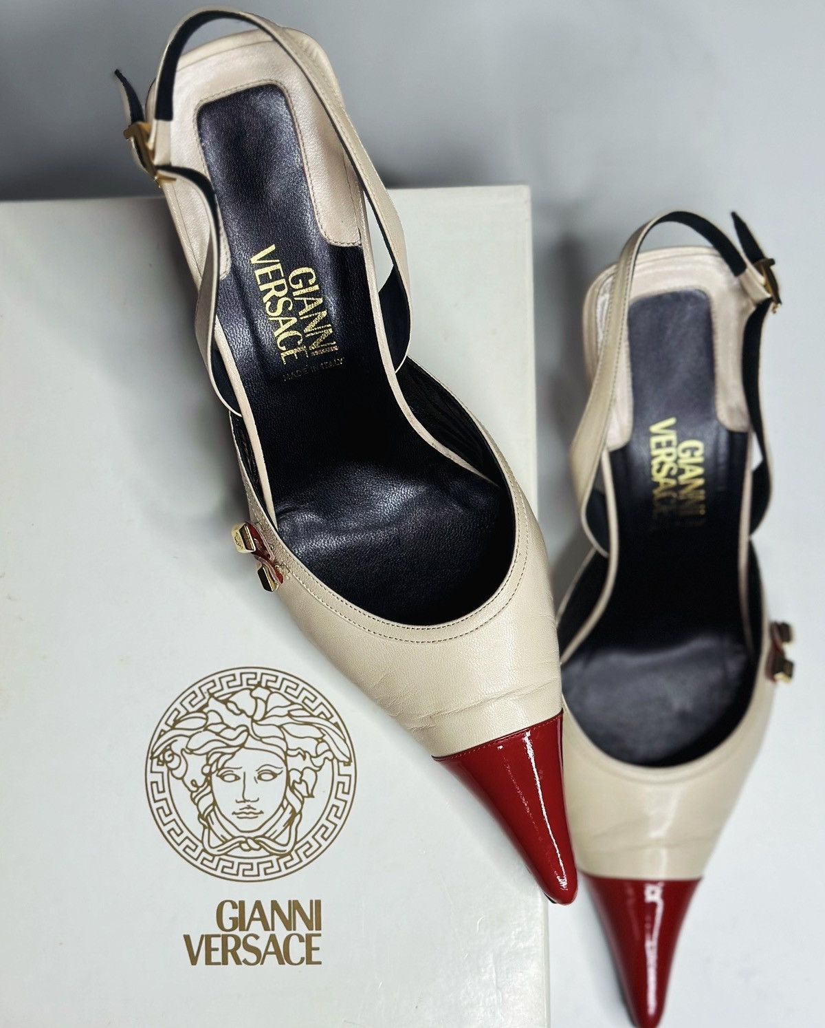 Versace Vintage Versace shoes Size US 8.5 / IT 38.5 - 3 Thumbnail