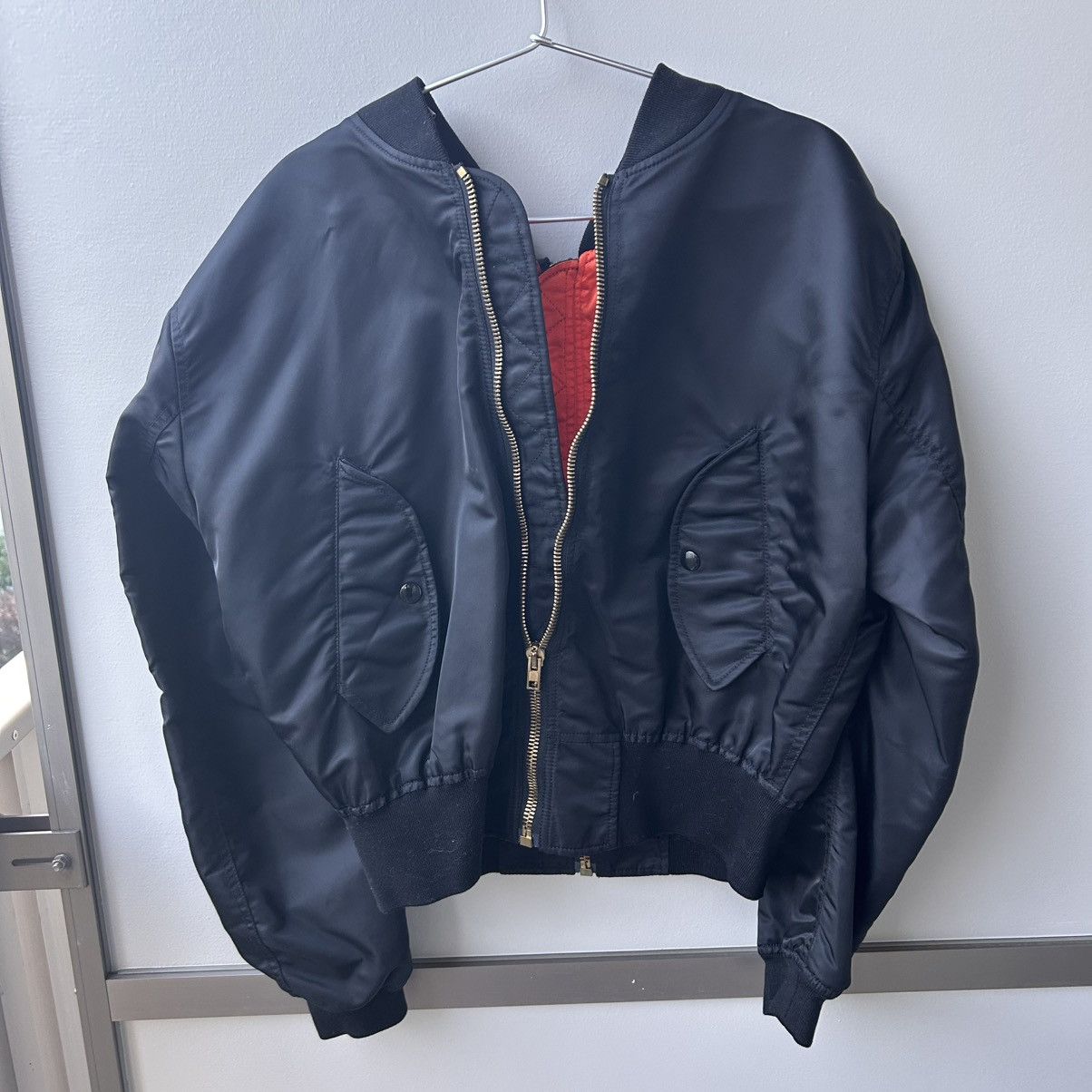 Vetements Vetements ss16 double zip bomber jacket ma-1 Size US S / EU 44-46 / 1 - 6 Thumbnail