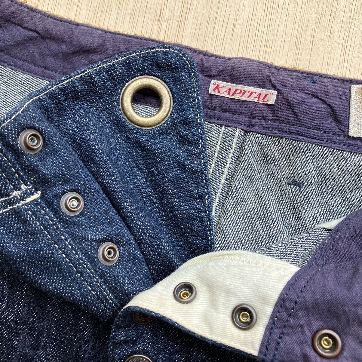 Japanese Brand × Kapital × Kapital Kountry KAPITAL DENIM LONG PANTS Size US 31 - 3 Thumbnail