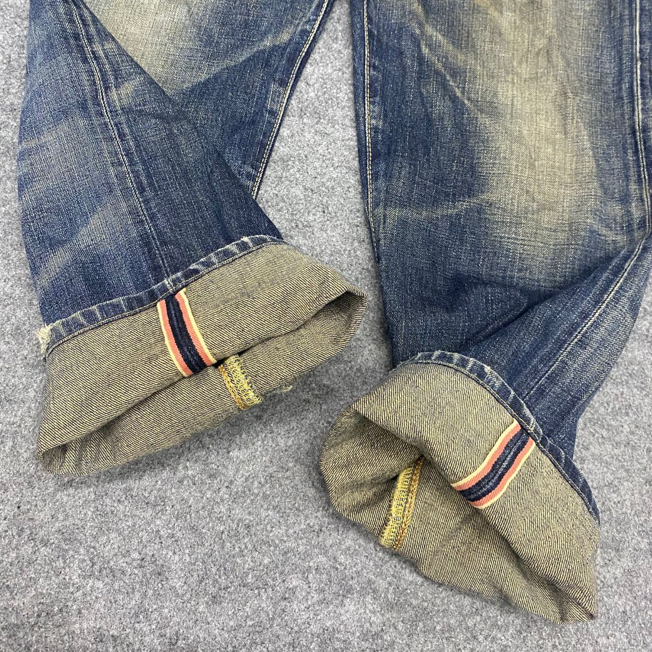 Edwin Vintage Edwin Selvedge Redline Distressed Denim Size US 31 - 8 Thumbnail